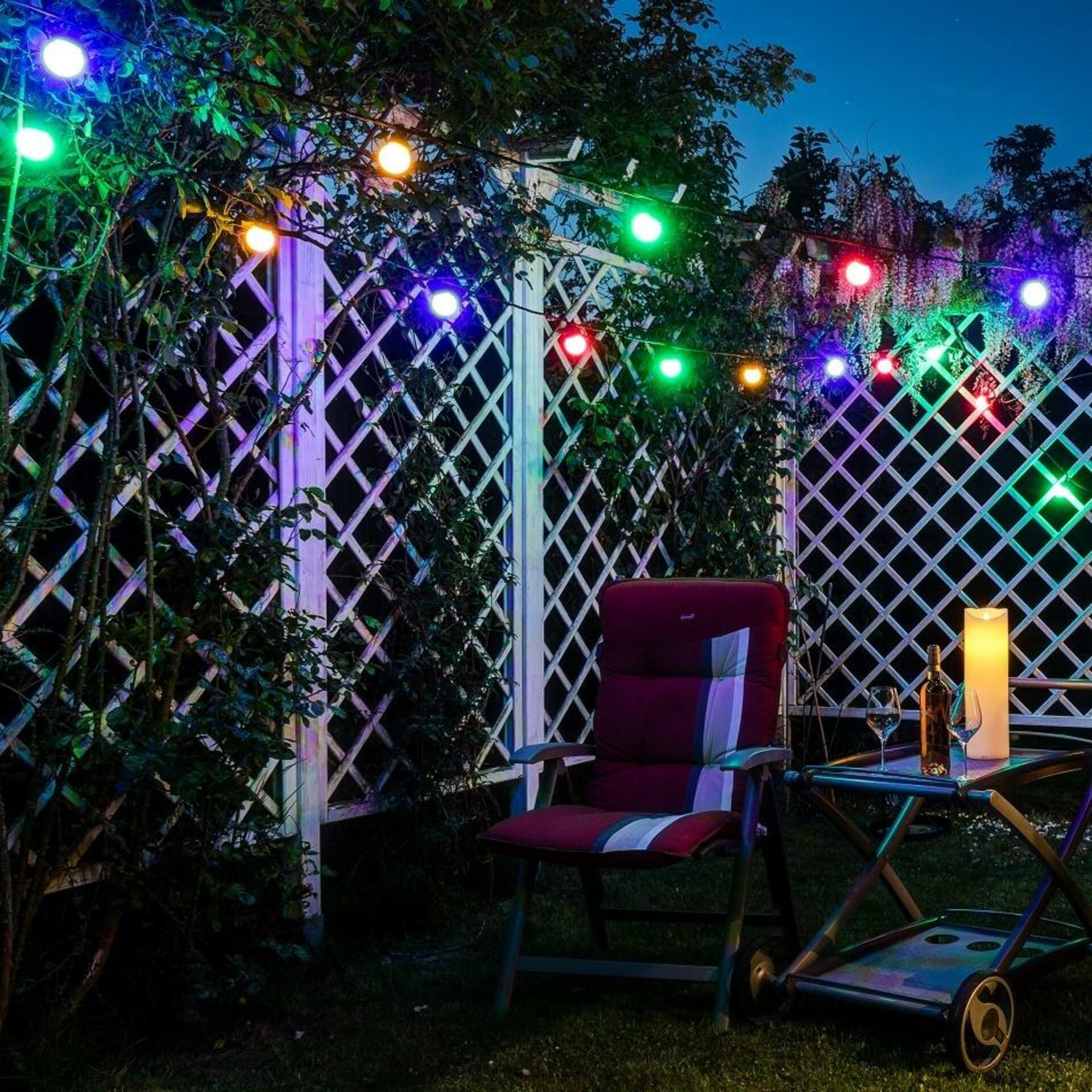 DecoLED Party osvětlení - 5 m, 10 barevných LED