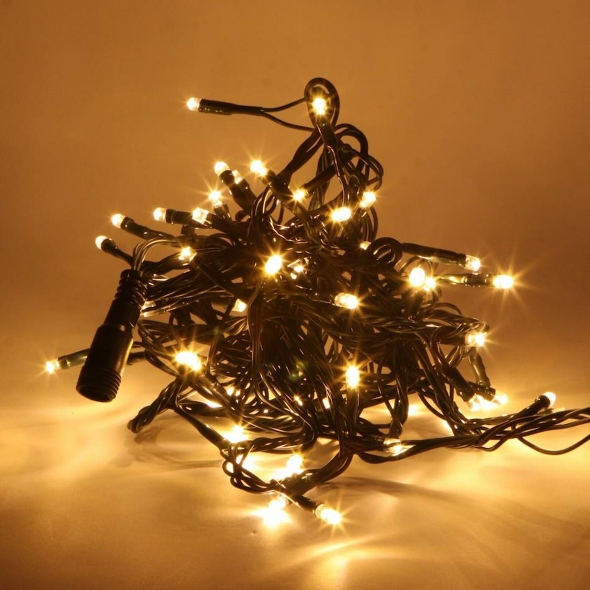 Levně DecoLED Sada osvětlení na vánoční stromek - 20 m, teple bílé LED