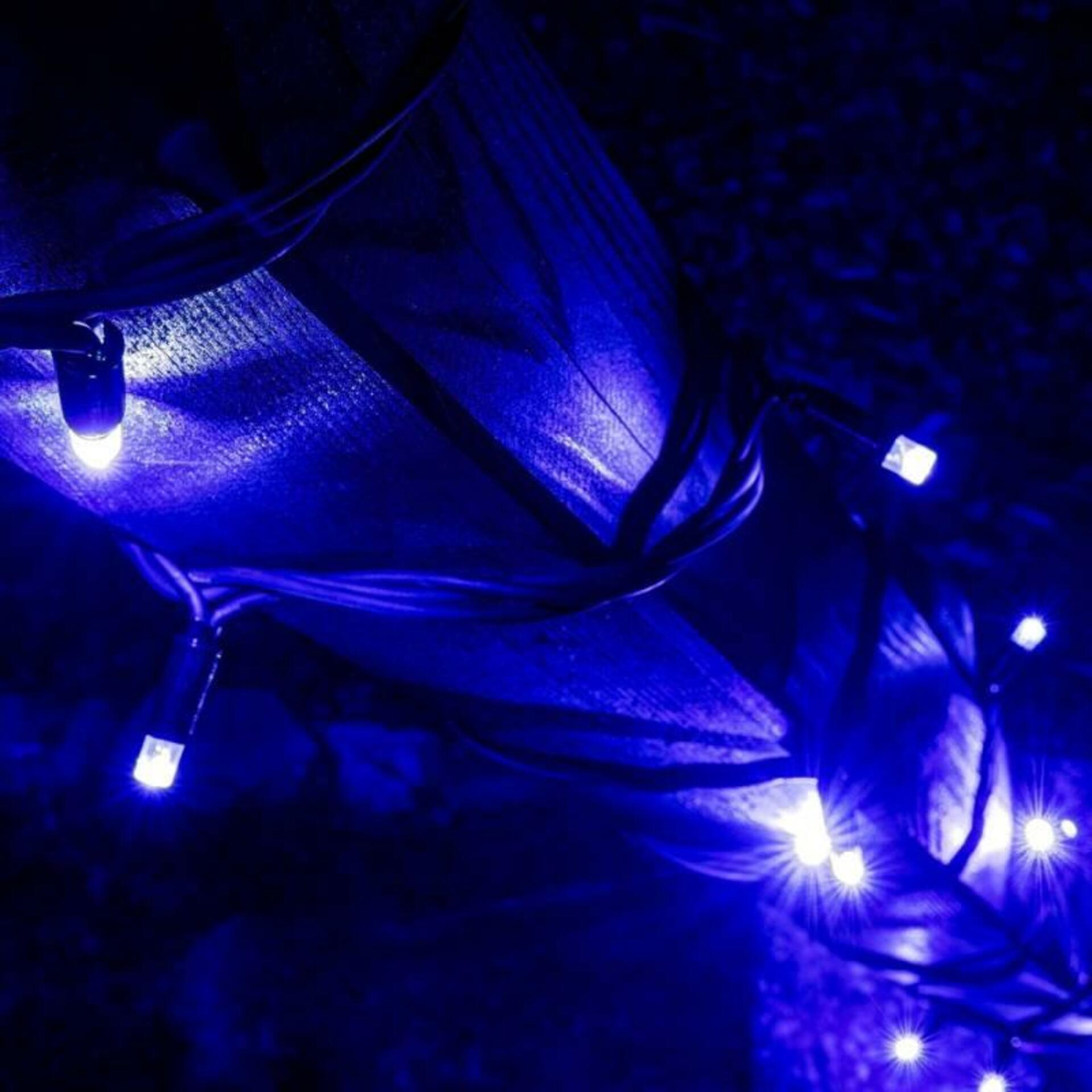 Levně DecoLED LED světelný řetěz 5m, IP67, modrá, 50 diod
