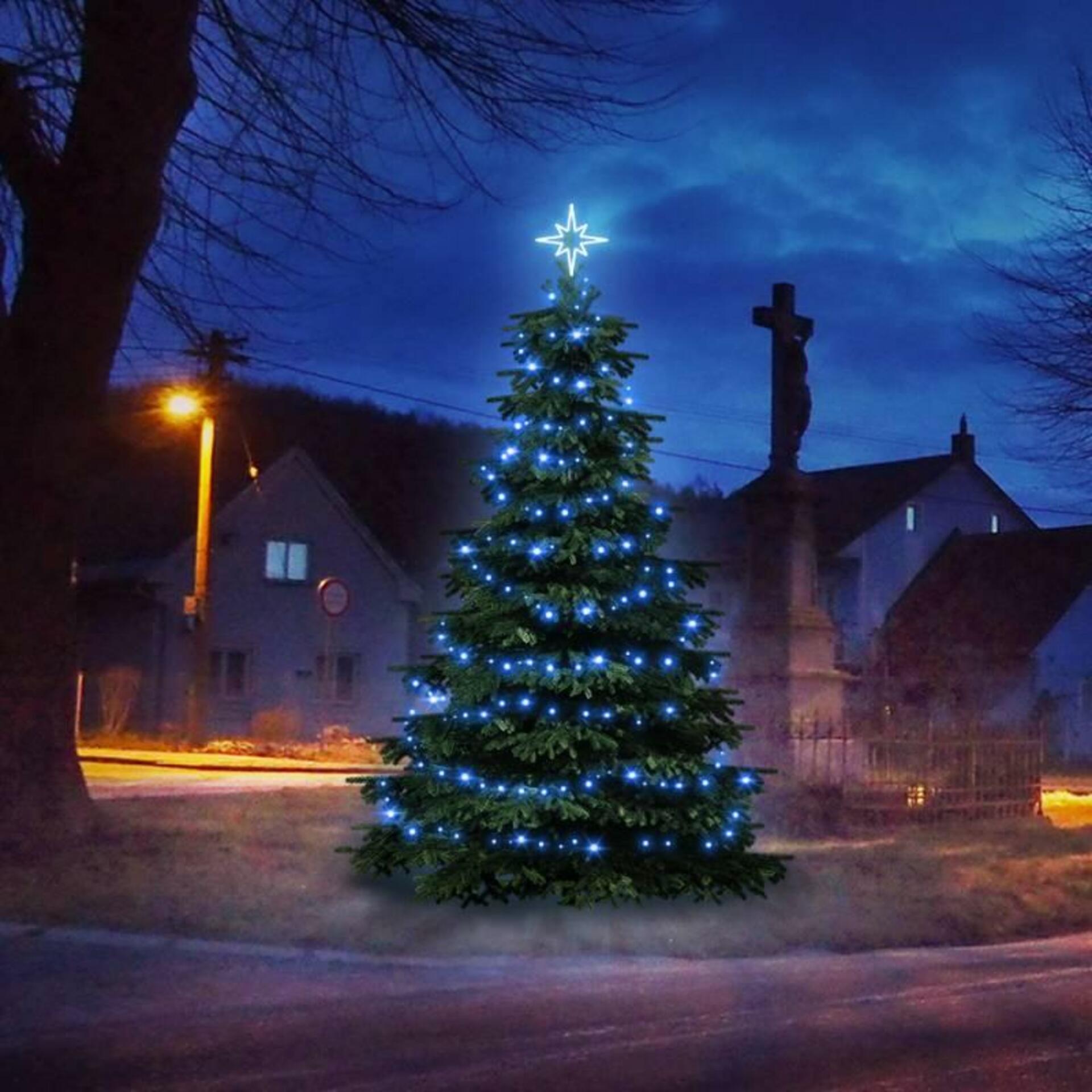 Levně DecoLED LED světelná sada na stromy vysoké 3-5m, modrá