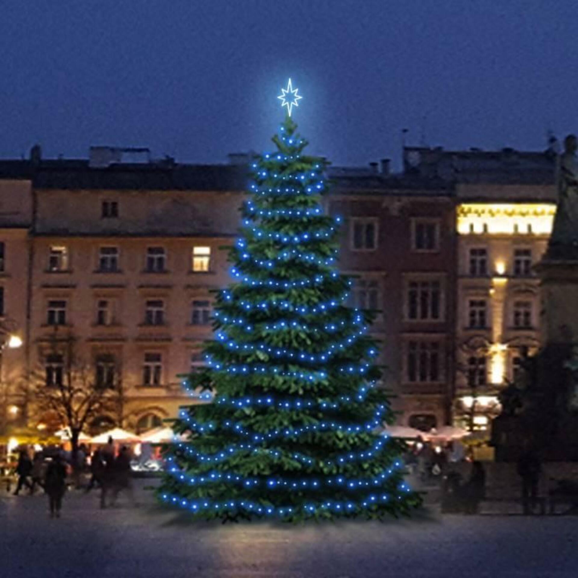 Levně DecoLED LED světelná sada na stromy vysoké 9-11 m, modrá