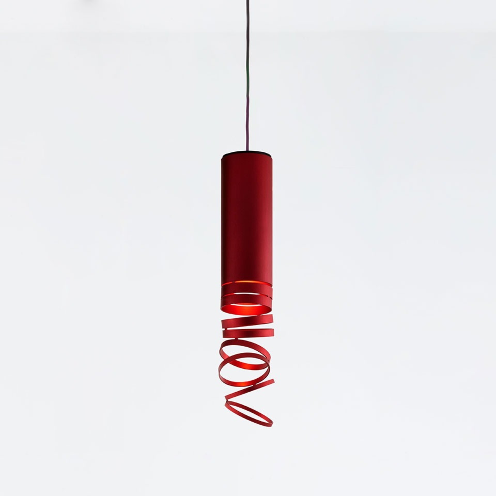 Levně Artemide závěsné svítidlo Decomposé Design Collection E27 červené