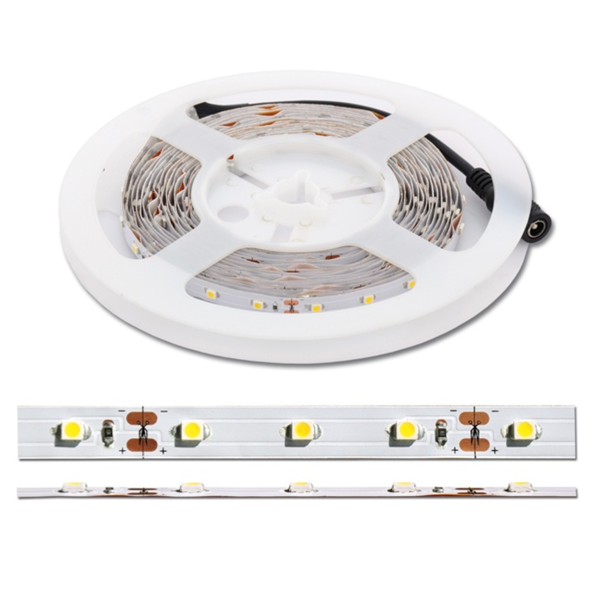 Levně Ecolite LED set vč.adpt., 60xSMD/m, 1.5m, 4.8W/m, IP20, 4100K DX-SMD3528-BI/1.5M