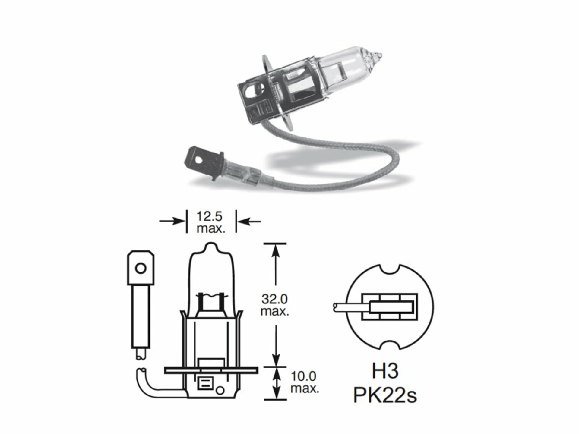 Levně ELTA H3 6V 55W PK22s EL455