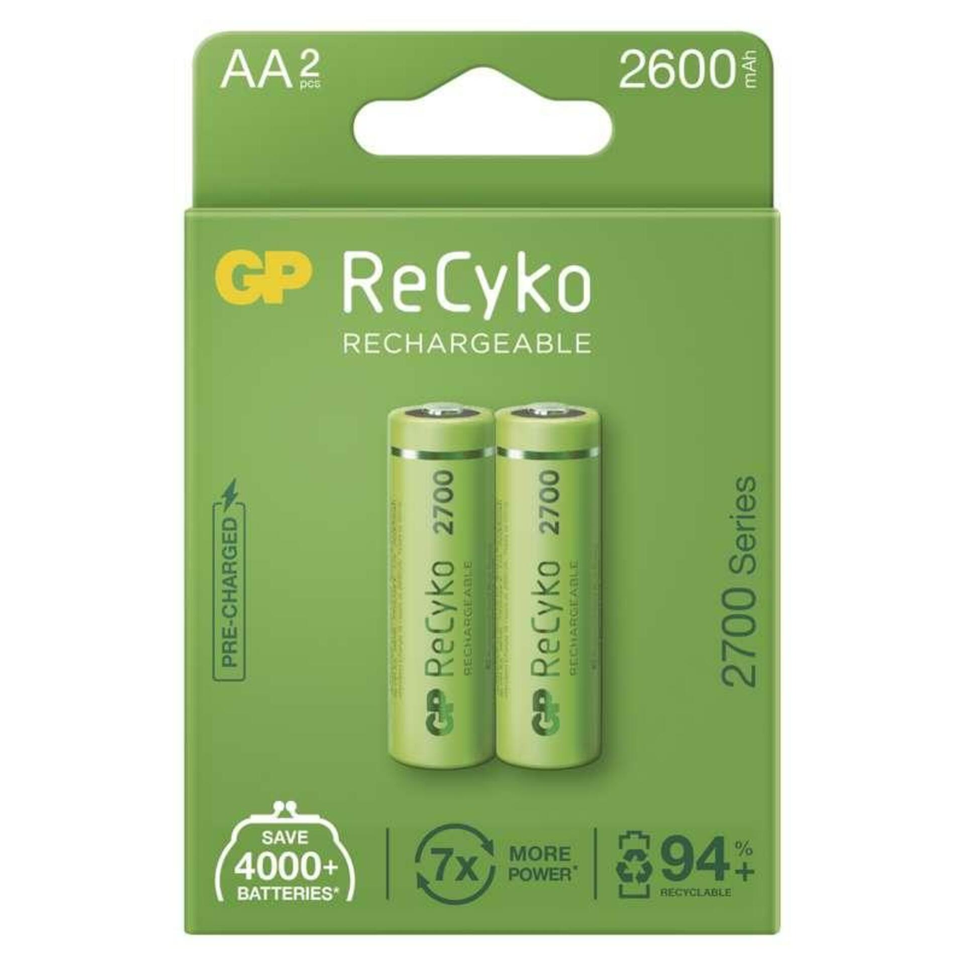 Levně EMOS Nabíjecí baterie GP ReCyko 2700 AA (HR6) B2127
