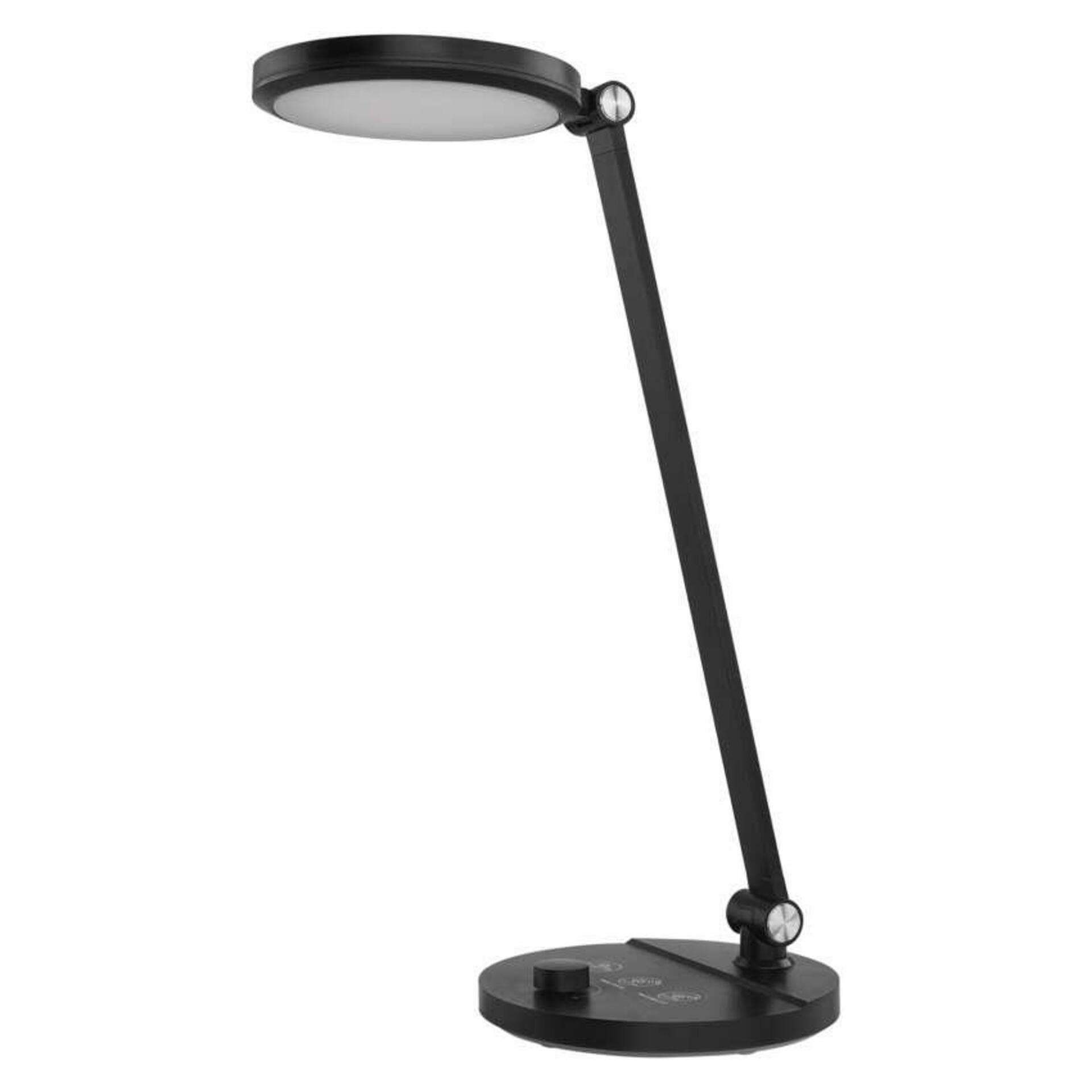 EMOS LED stolní lampa CHARLES, černá Z7628B