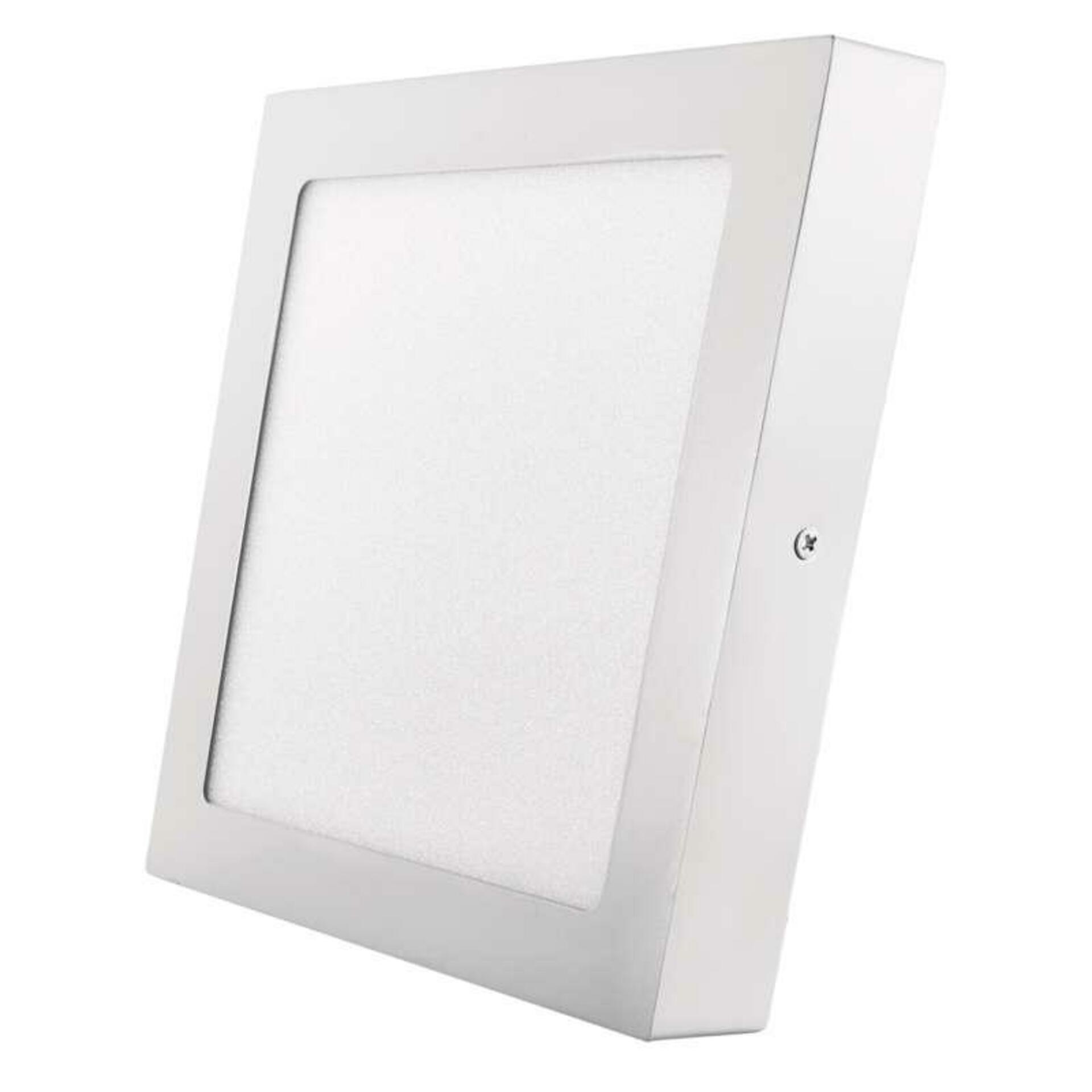 EMOS LED panel 225×225, přisazený bílý, 18W teplá bílá 1539061070