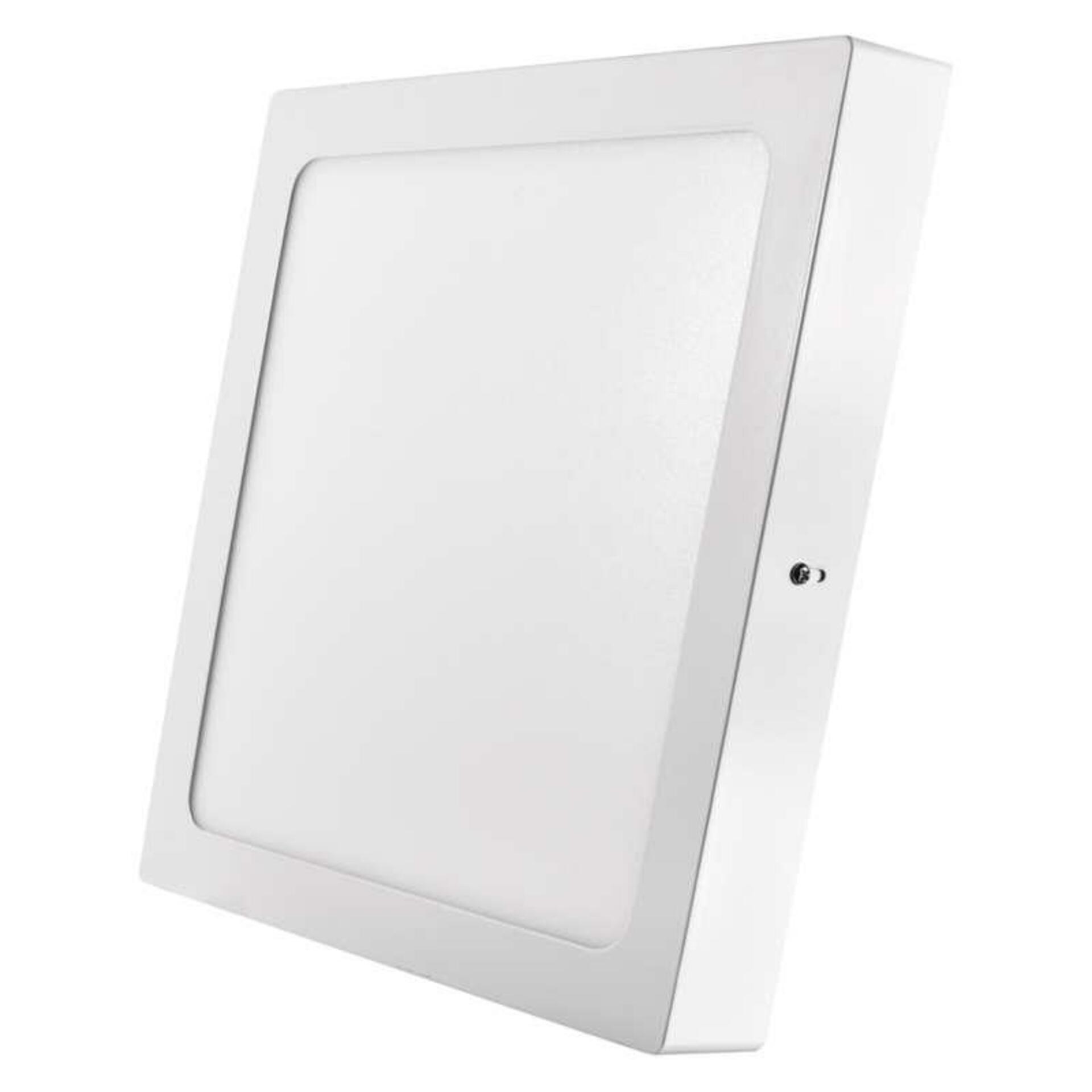 EMOS LED panel 300×300, přisazený bílý, 24W teplá bílá 1539061080