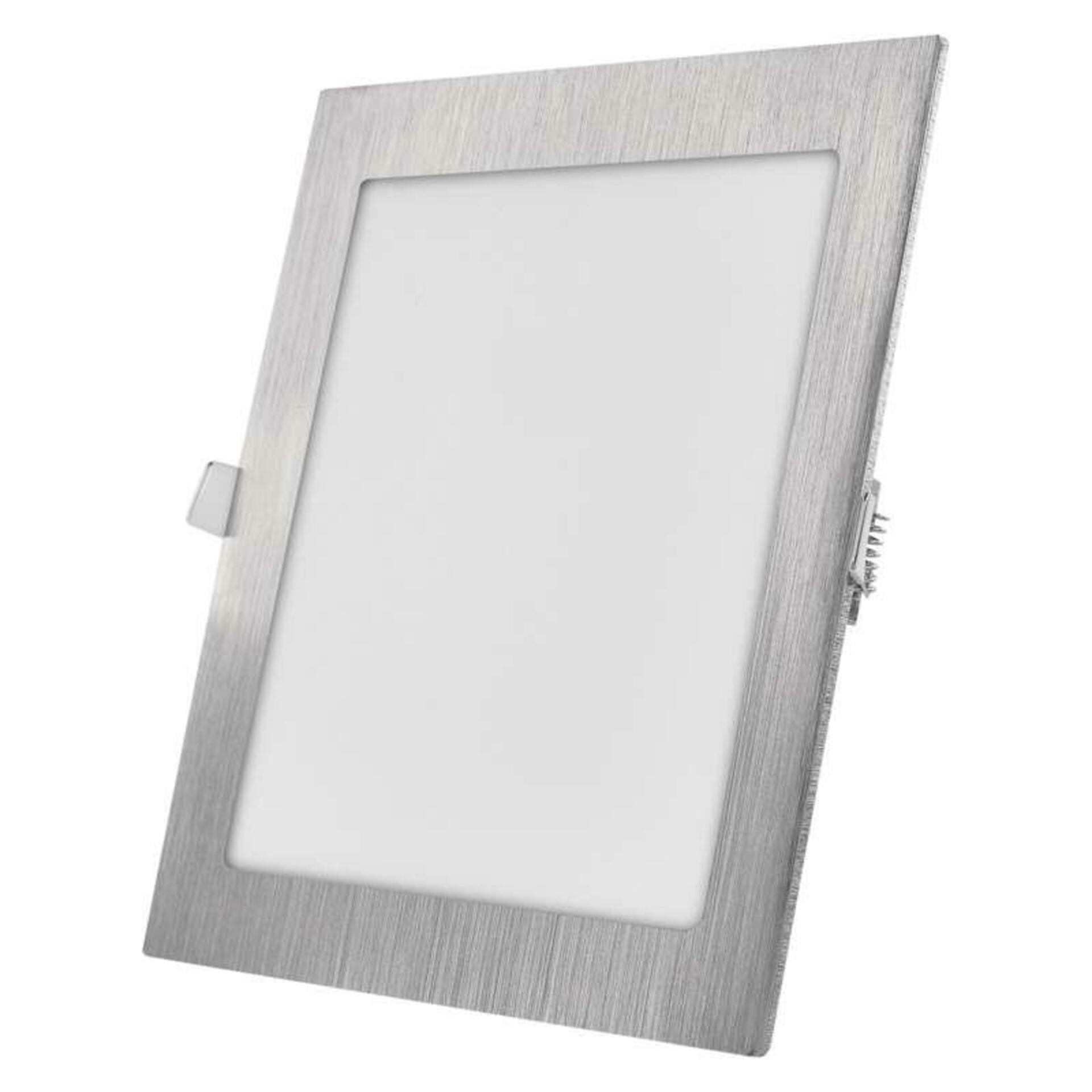 EMOS LED podhledové svítidlo NEXXO stříbrné, 22,5 x 22,5 cm, 18 W, teplá/neutrální bílá ZD2243