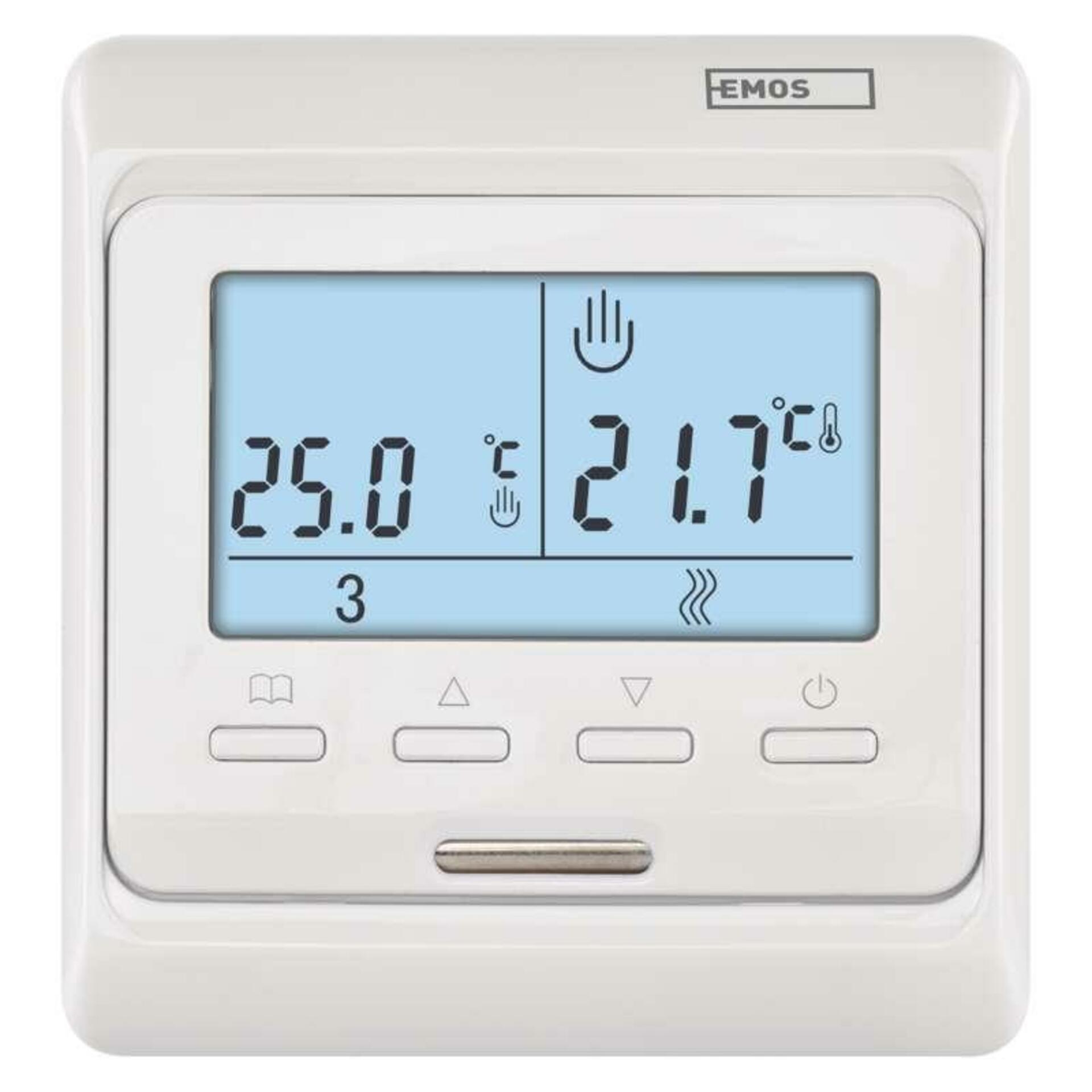 Levně EMOS Pokojový termostat pro podlahové topení, drátový, P5601UF P5601UF