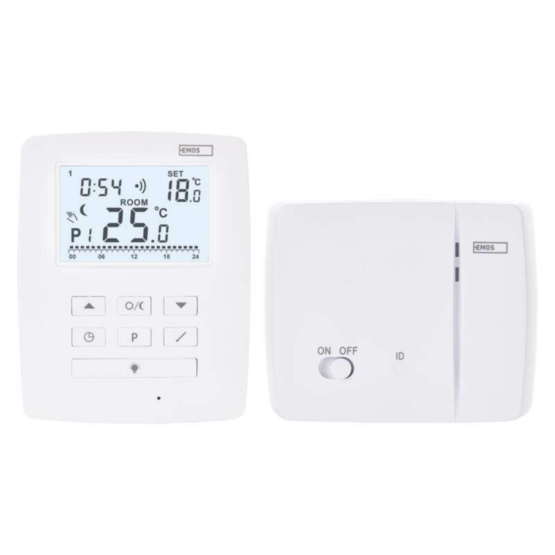 Levně EMOS Pokojový termostat s komunikací OpenTherm, bezdrátový, P5611OT P5611OT