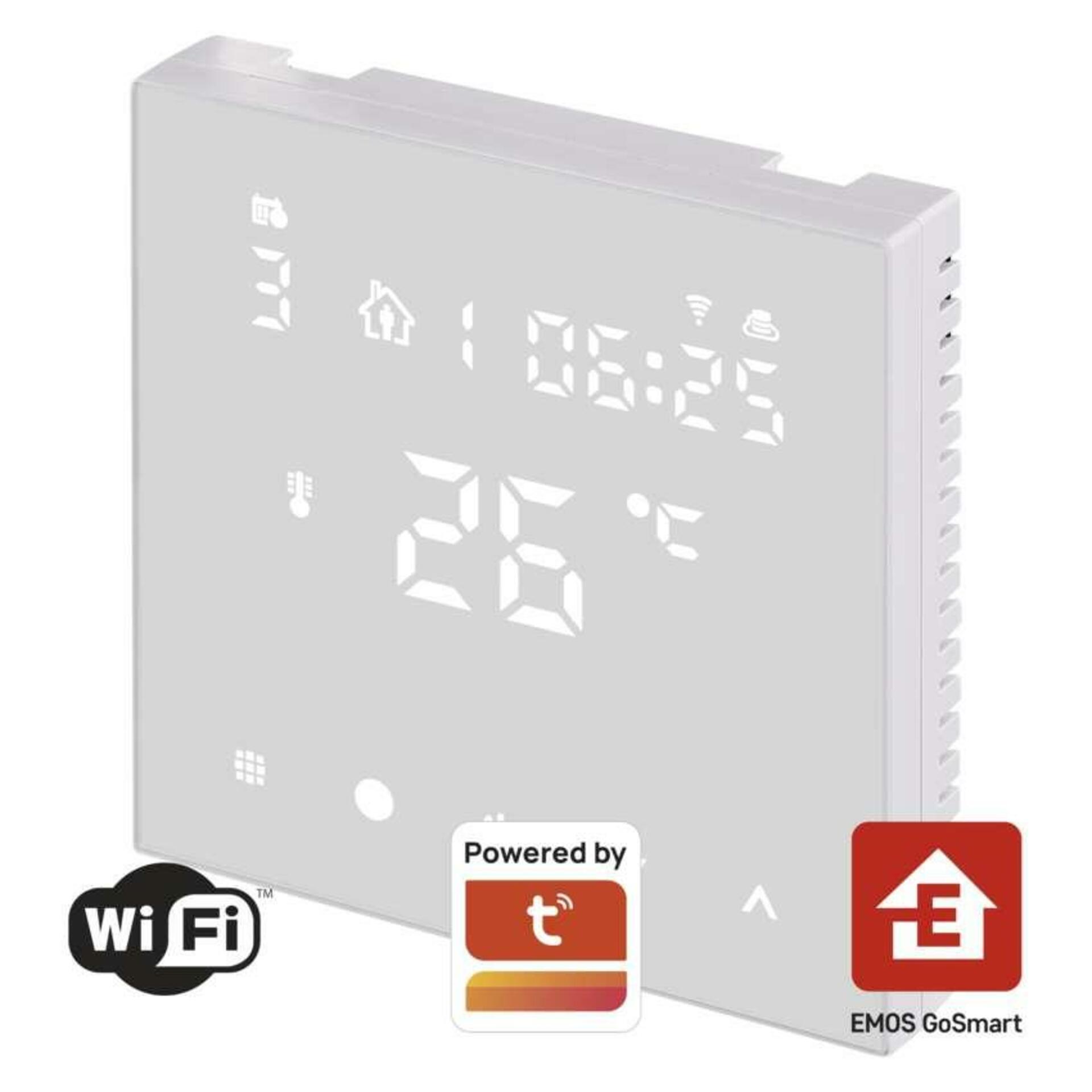 Levně EMOS Podlahový programovatelný drátový WiFi GoSmart termostat P56201UF P56201UF