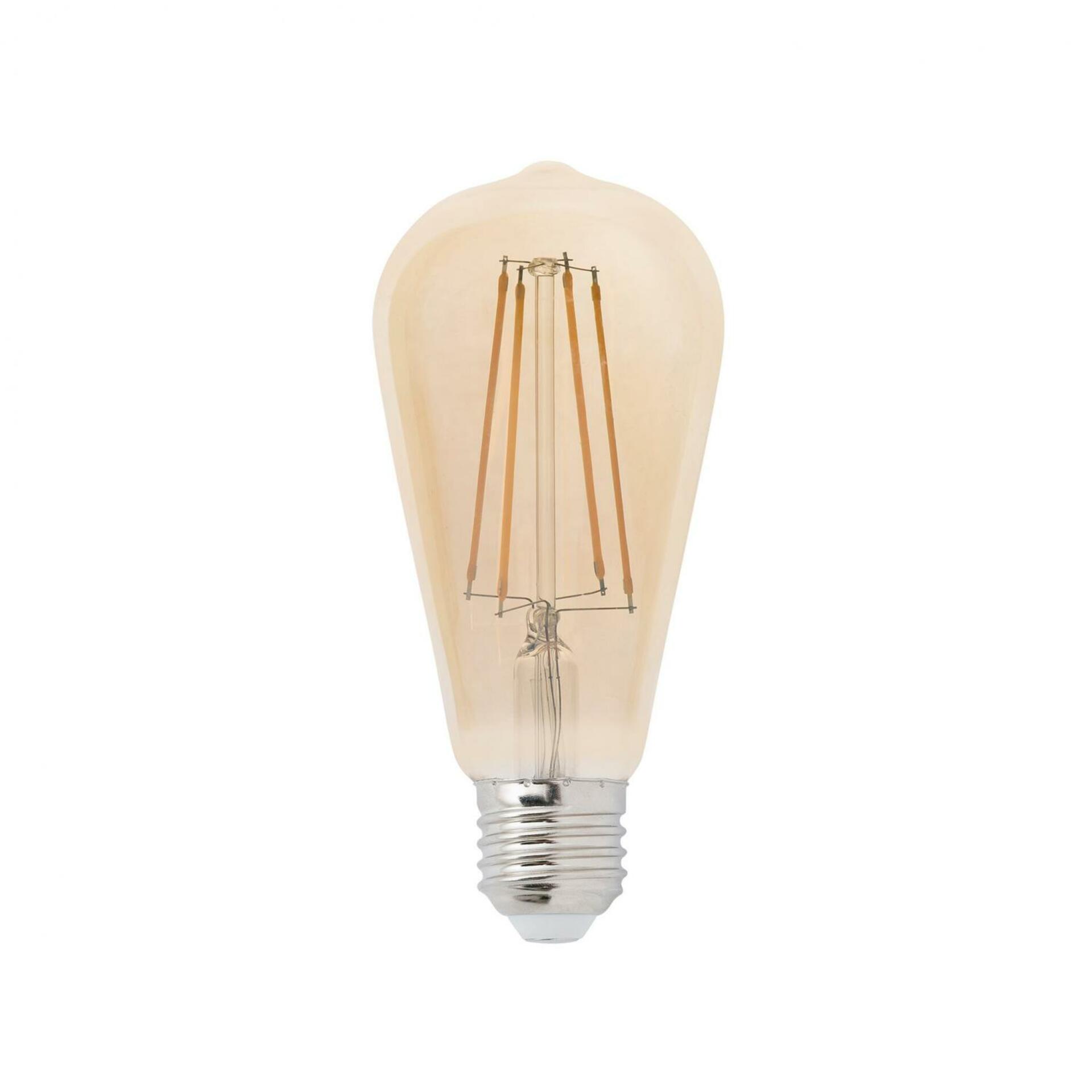 FARO LED žárovka dekorativní filament AMBER E27 4W 2200K