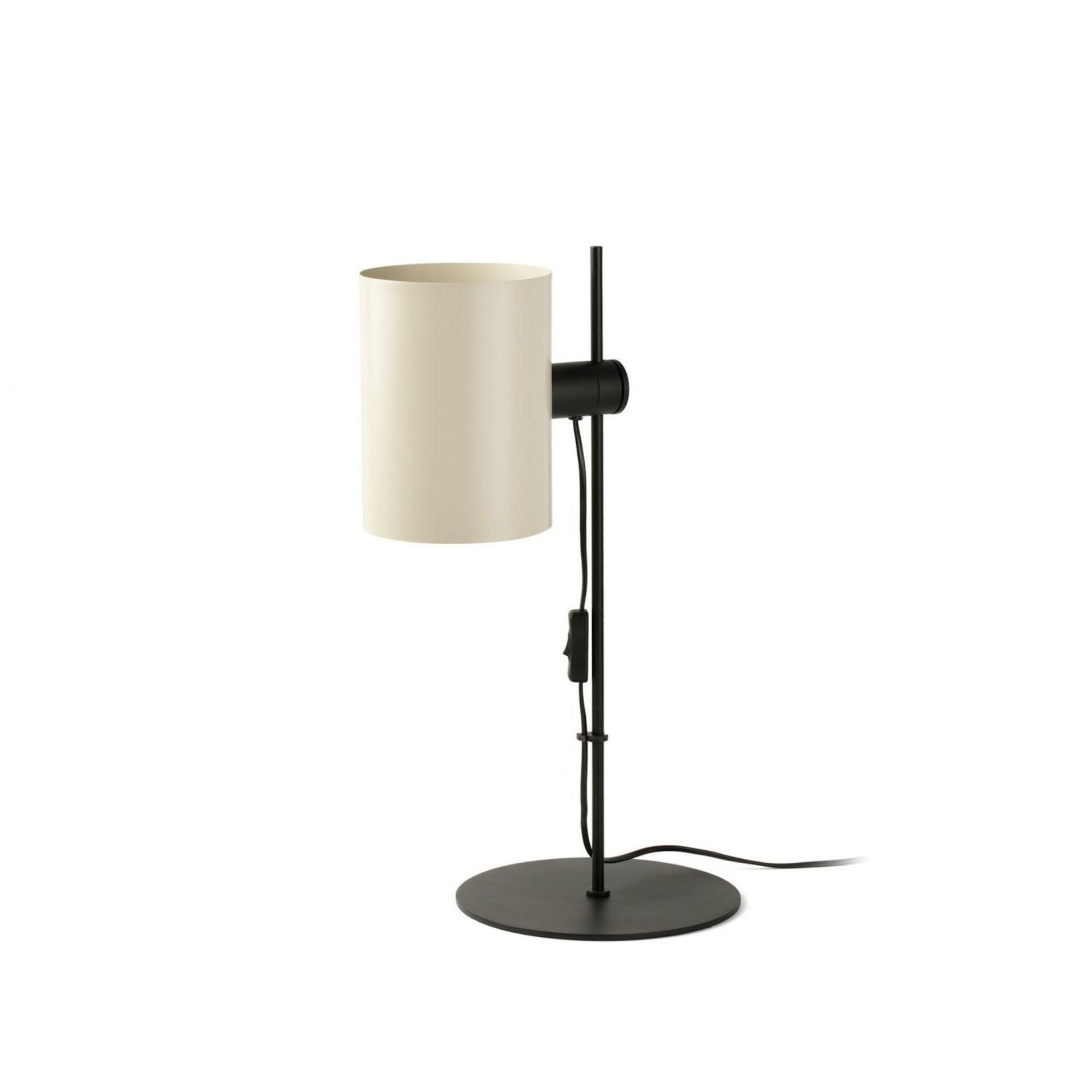 FARO GUADALUPE černá/béžová stolní lampa
