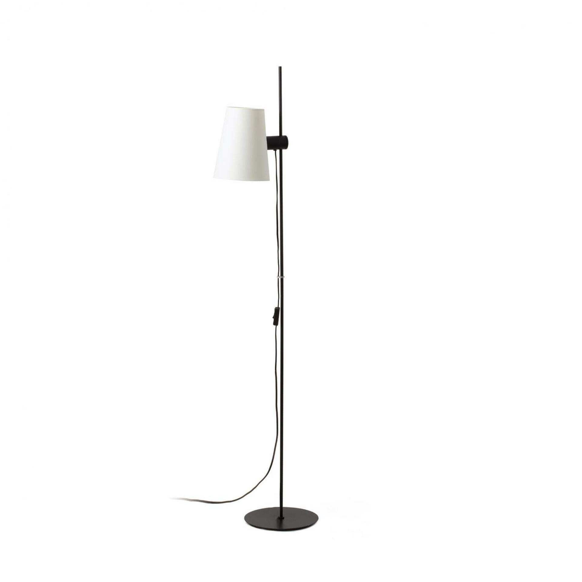 Levně FARO LUPE černá/béžová stojací lampa