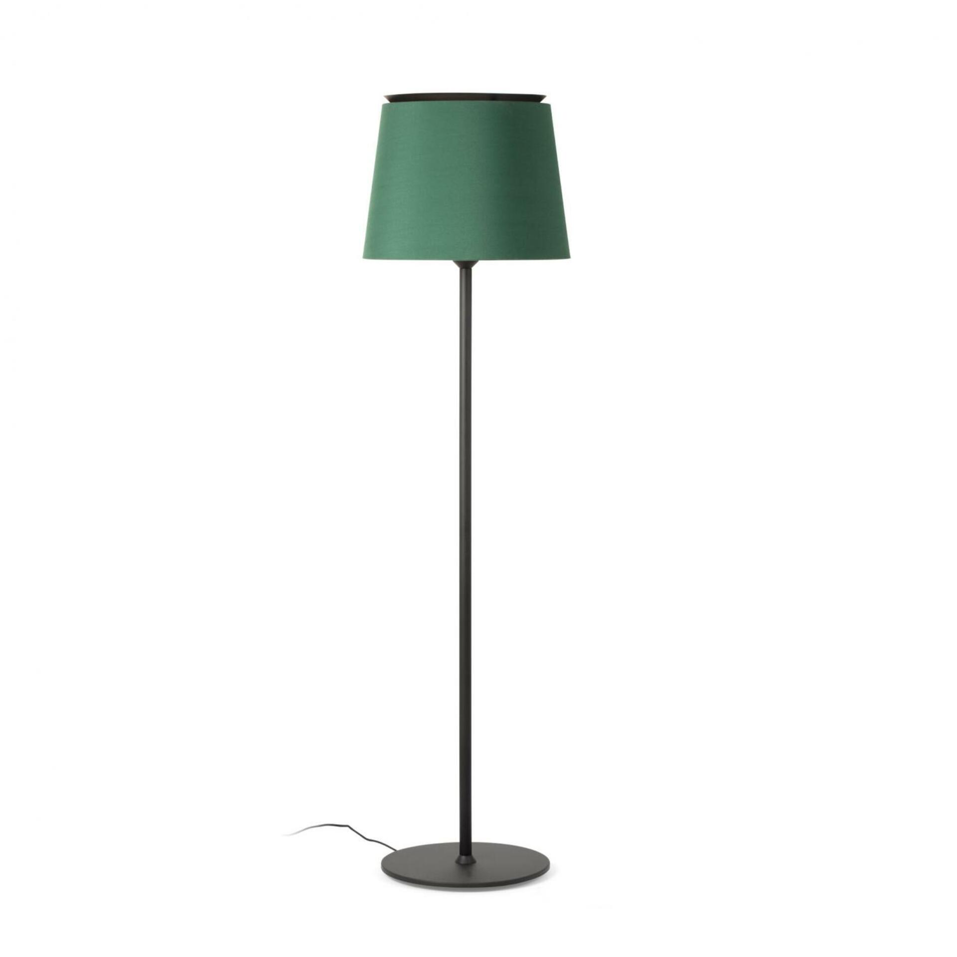 FARO SAVOY černá/zelená stojací lampa