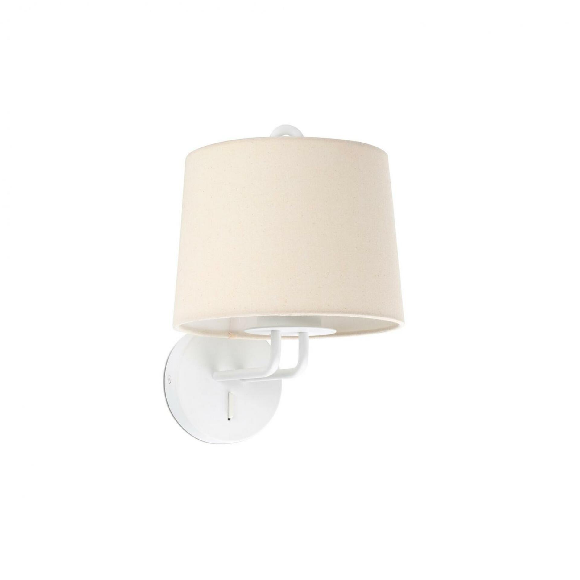 FARO MONTREAL nástěnná lampa, bílá/béžová