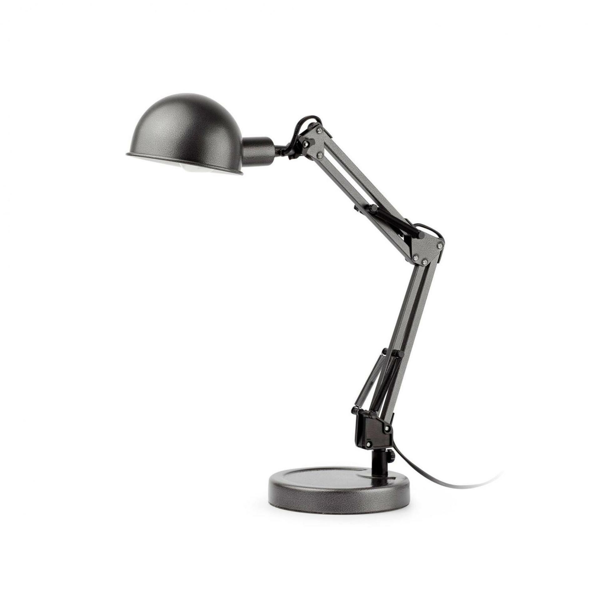 FARO BAOBAB šedá kancelářská stolní lampa