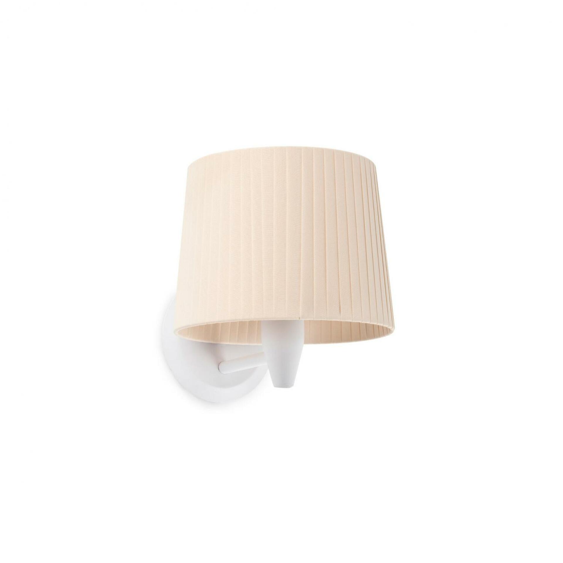 FARO SAMBA bílá/skládaná béžová nástěnná lampa