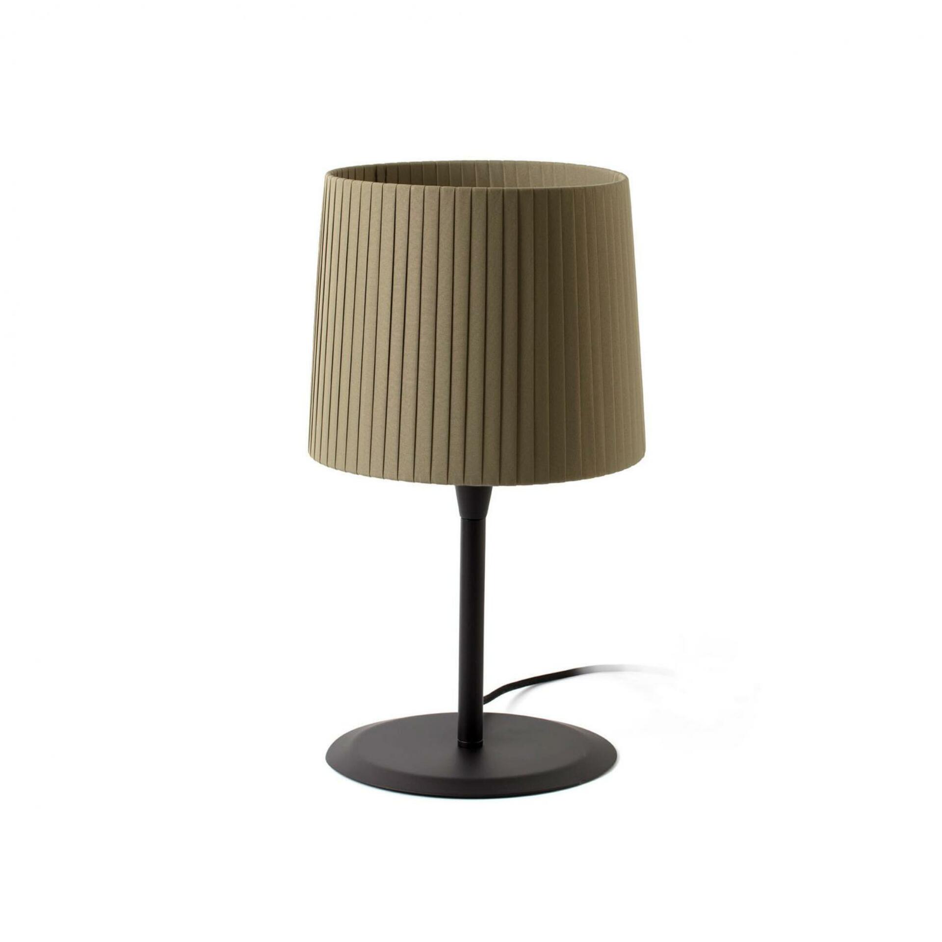 FARO SAMBA černá/skládaná zelená stolní lampa