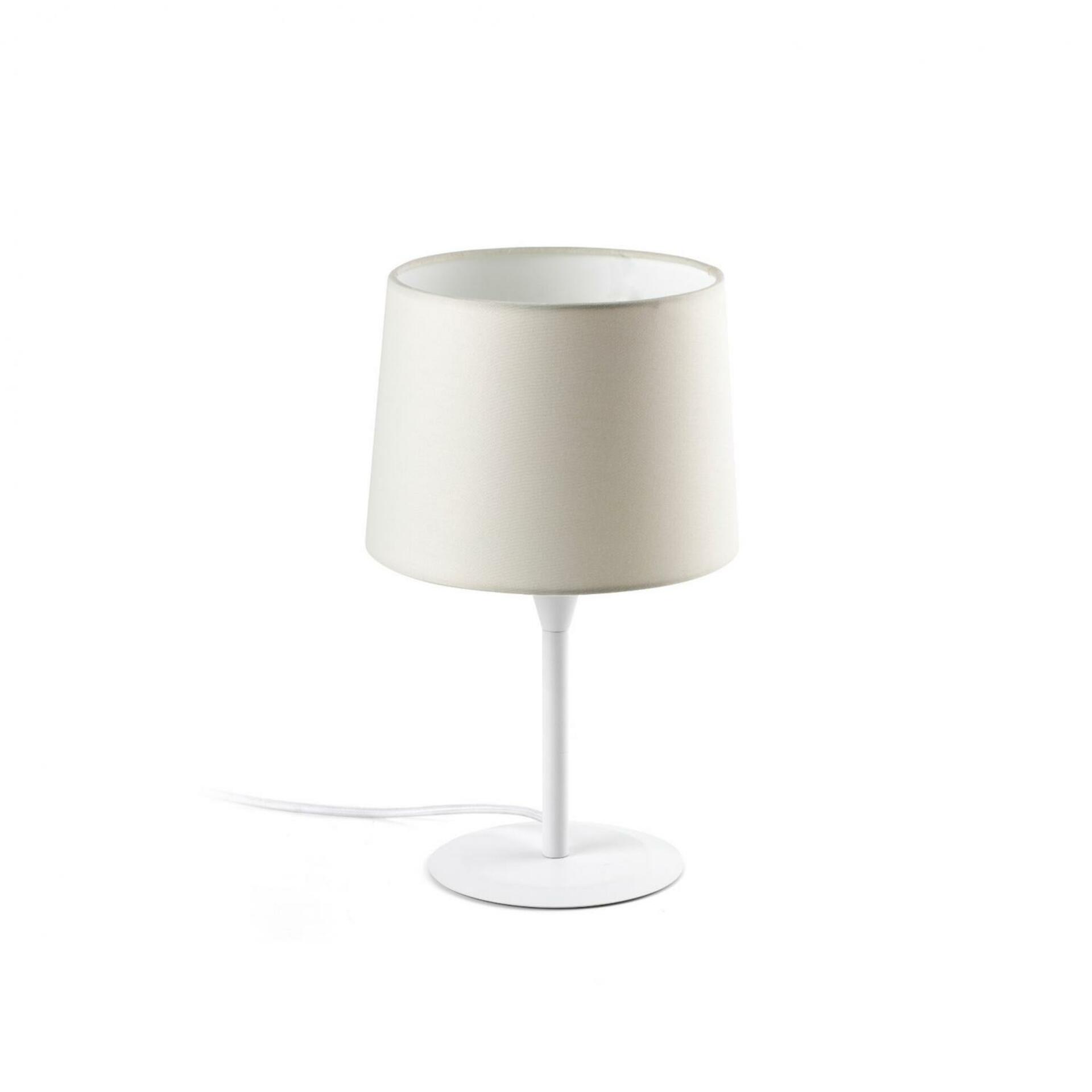 FARO CONGA S bílá/béžová stolní lampa