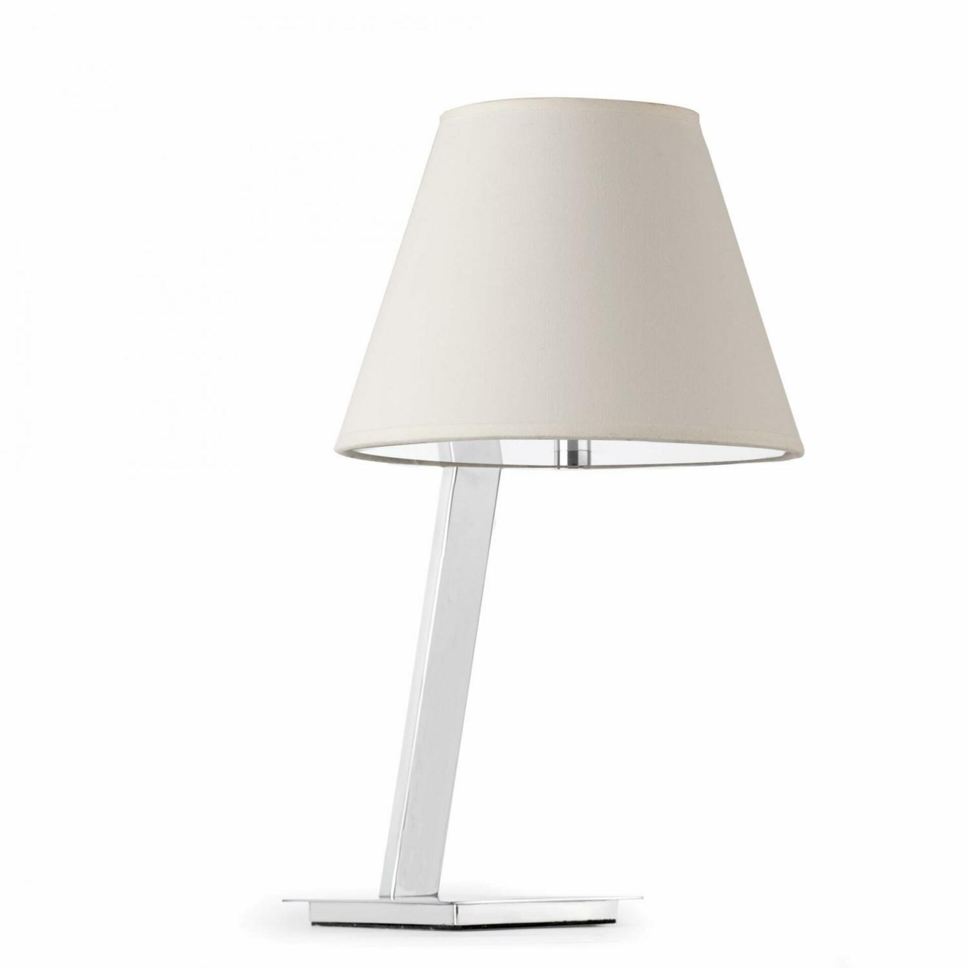 FARO MOMA bílá stolní lampa