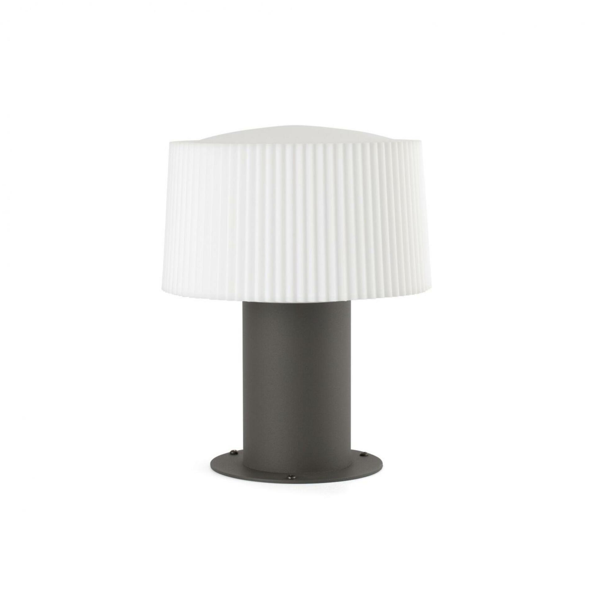 FARO MUFFIN sloupková lampa, tmavě šedá, H300