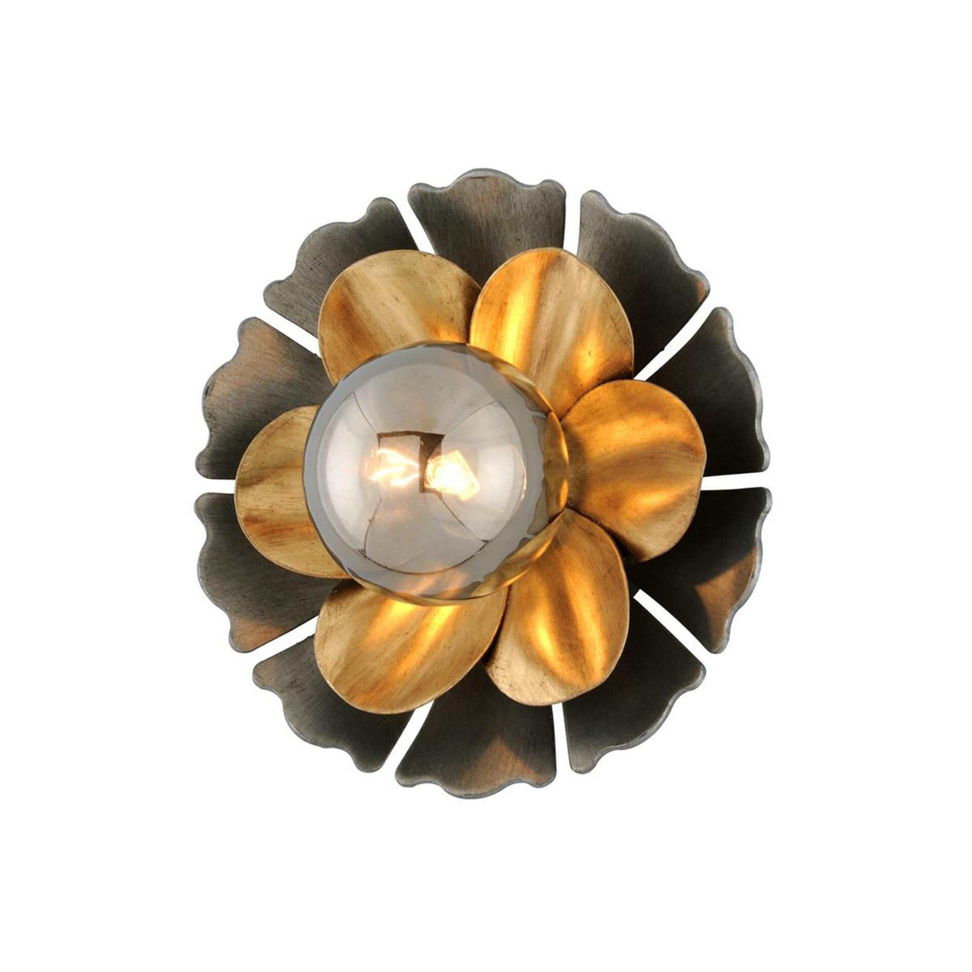 HUDSON VALLEY nástěnné svítidlo MAGIC GARDEN kov/sklo bronz/kouřová E27 1x20W 278-13-CE