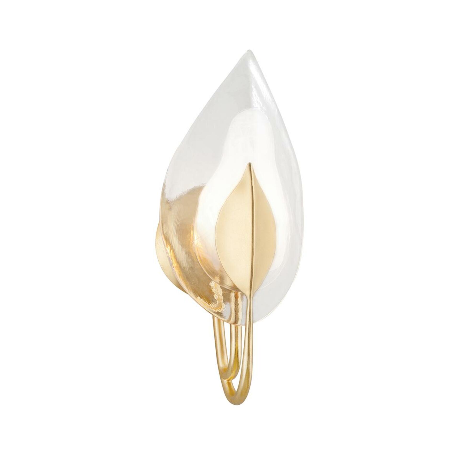 HUDSON VALLEY nástěnné svítidlo BLOSSOM mosaz zlatá E14 1x60W 4801-GL-CE