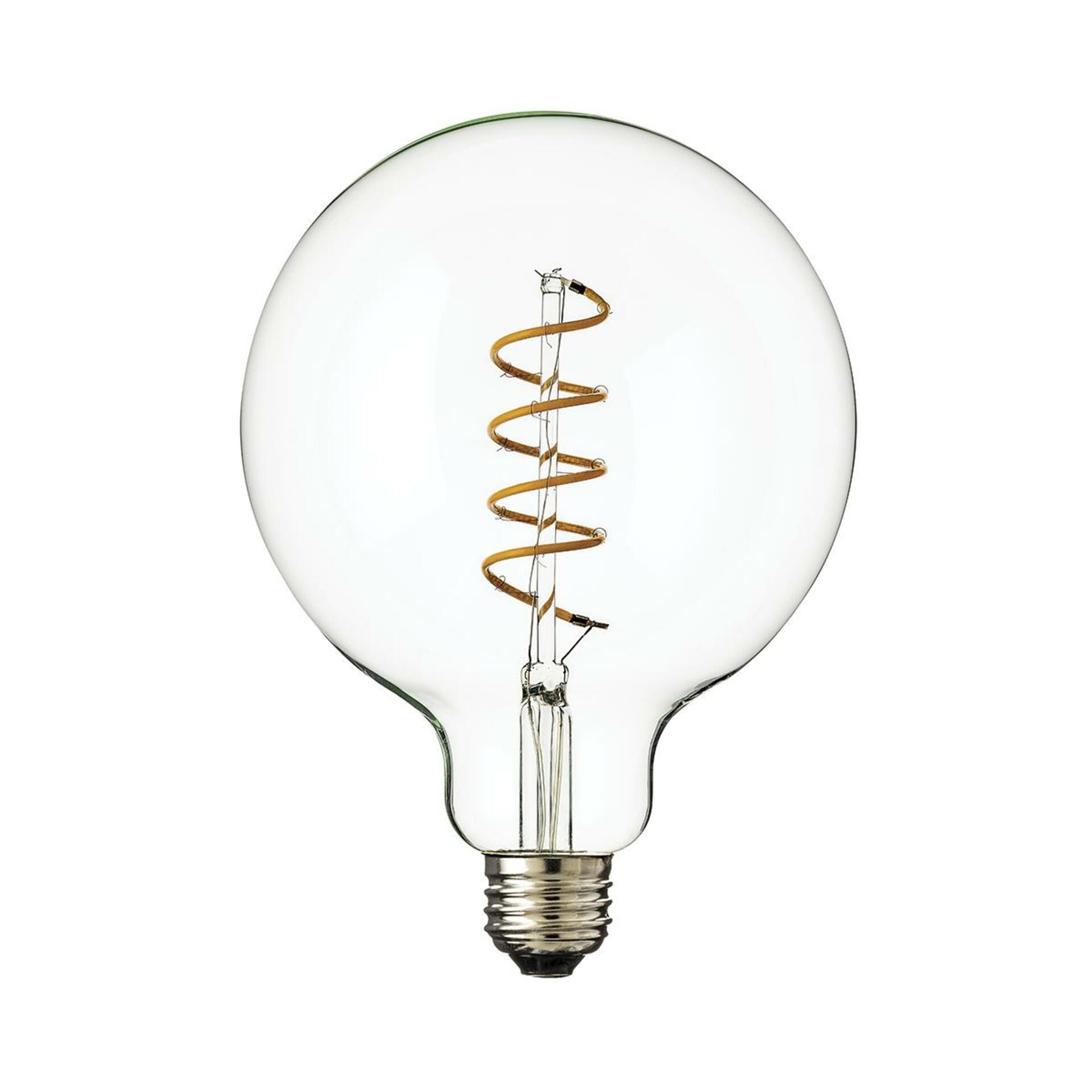 Levně HUDSON VALLEY LED žárovka G125 6W E27 230V čirá stmívatelná SPIRAL FILAMENT stmívatelná 4ks BLB-6W-G40-SPIRAL-CE-4-PACK