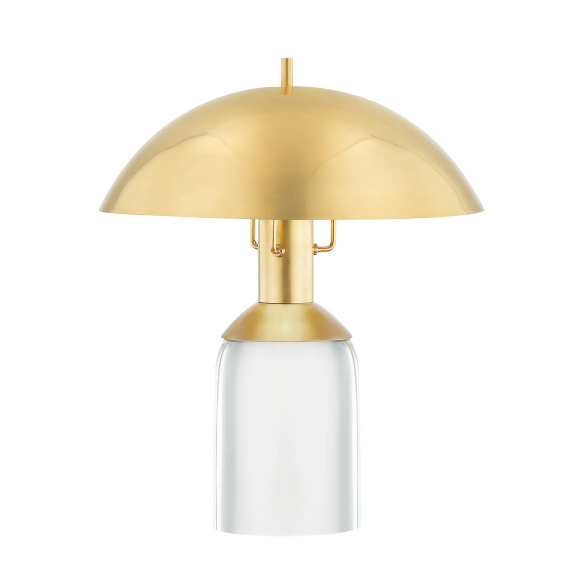 HUDSON VALLEY stolní lampa BAYSIDE ocel staromosaz E27 1x75W L1512-AGB-CE