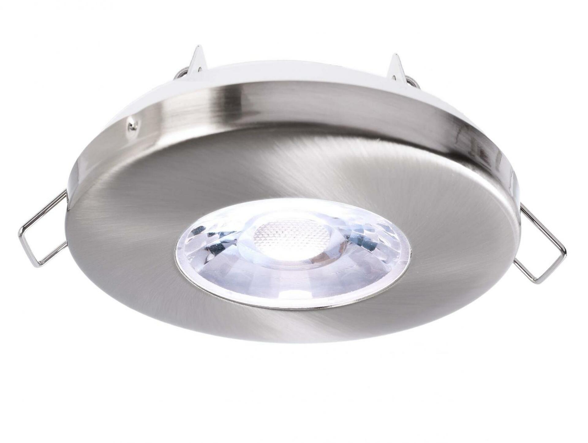 Levně Light Impressions Kapego stropní vestavné svítidlo Alcor 220-240V AC/50-60Hz GU10 1x max. 35,00 W stříbrná 110014