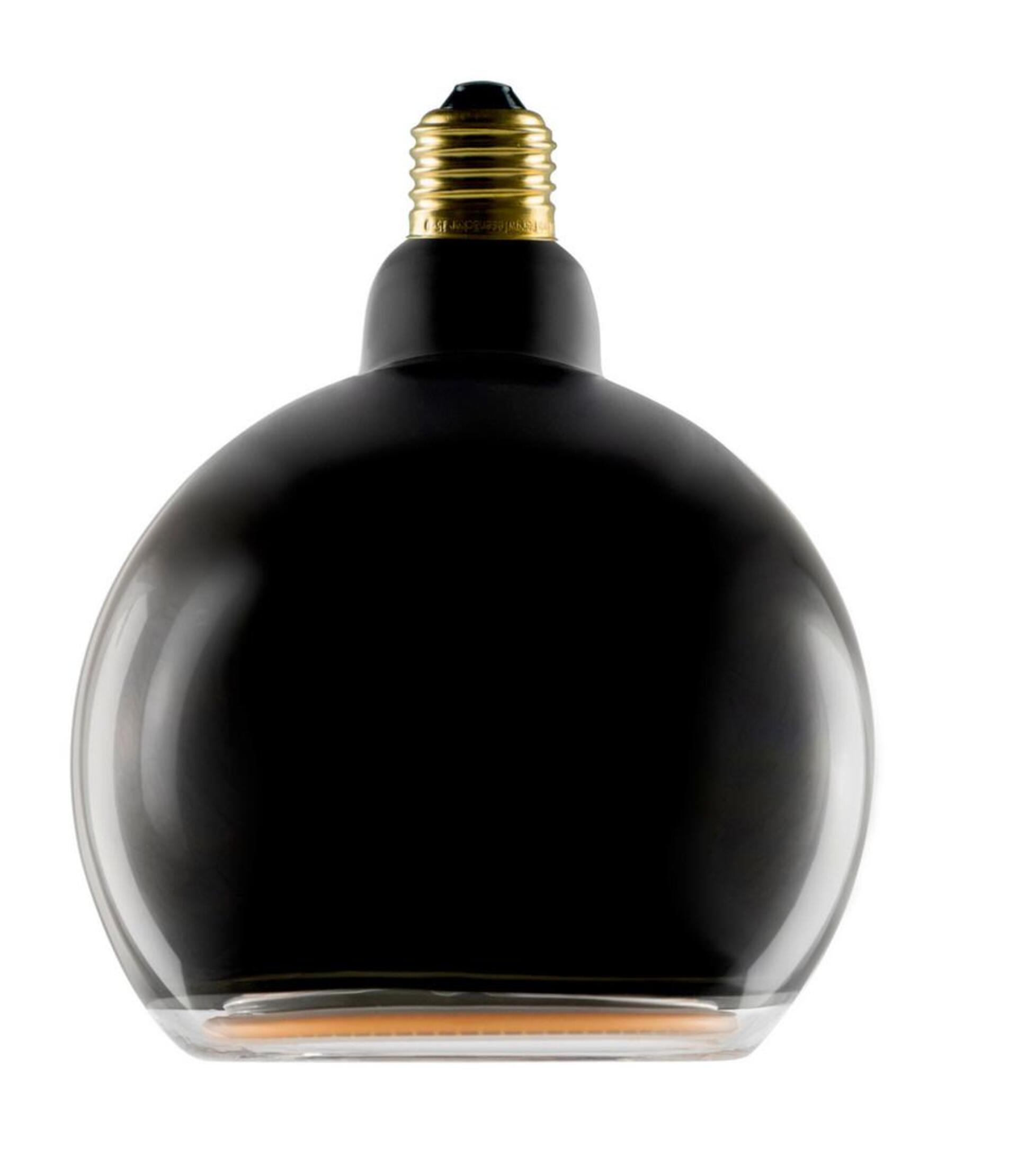 Levně Deko-Light LED designová žárovka BLACK MOON 150, DIM, E27, 4,0W, 2200K, černá 180742