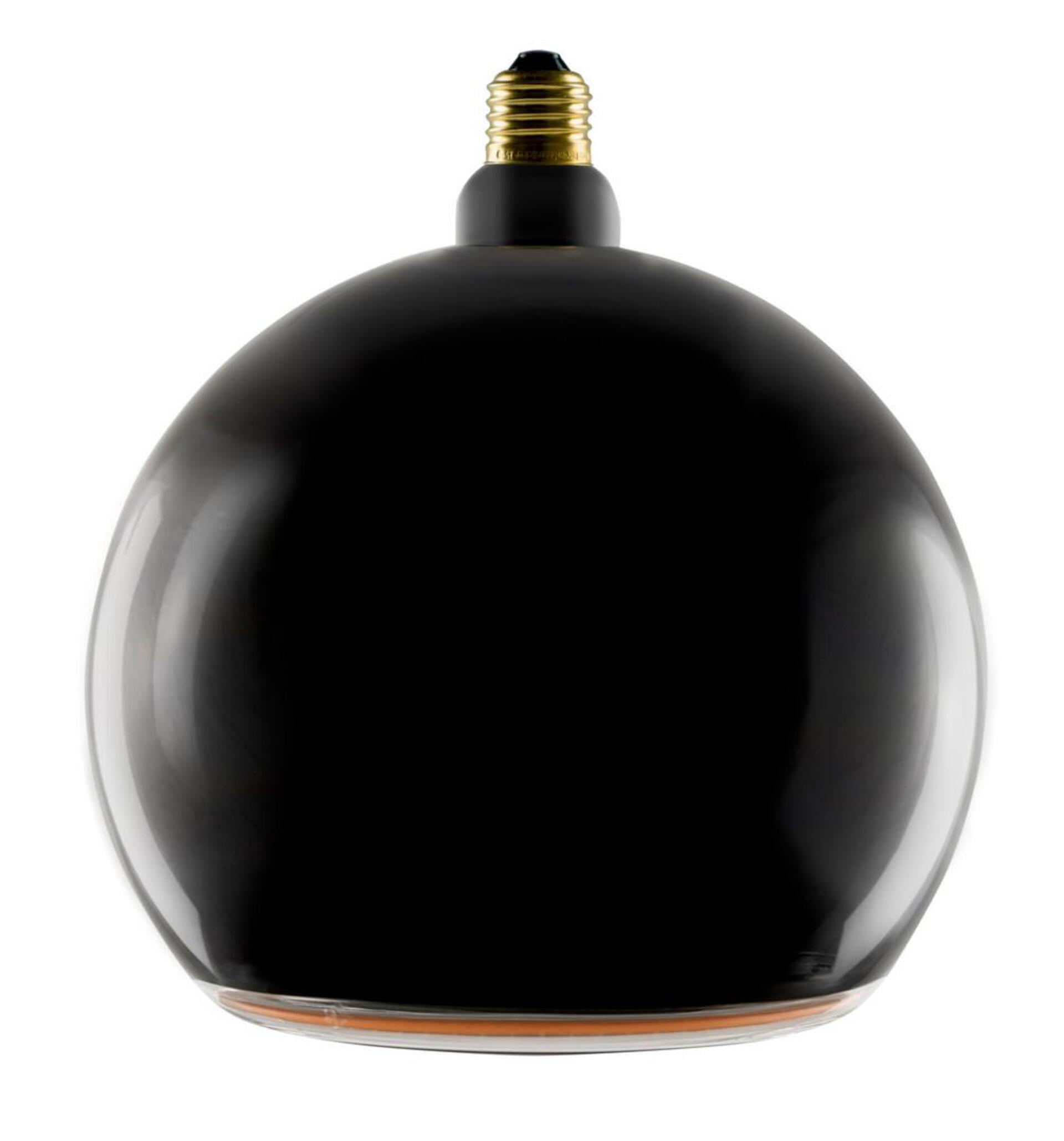 Levně Deko-Light LED designová žárovka BLACK MOON 200, DIM, E27, 4,0W, 2200K, černá 180743