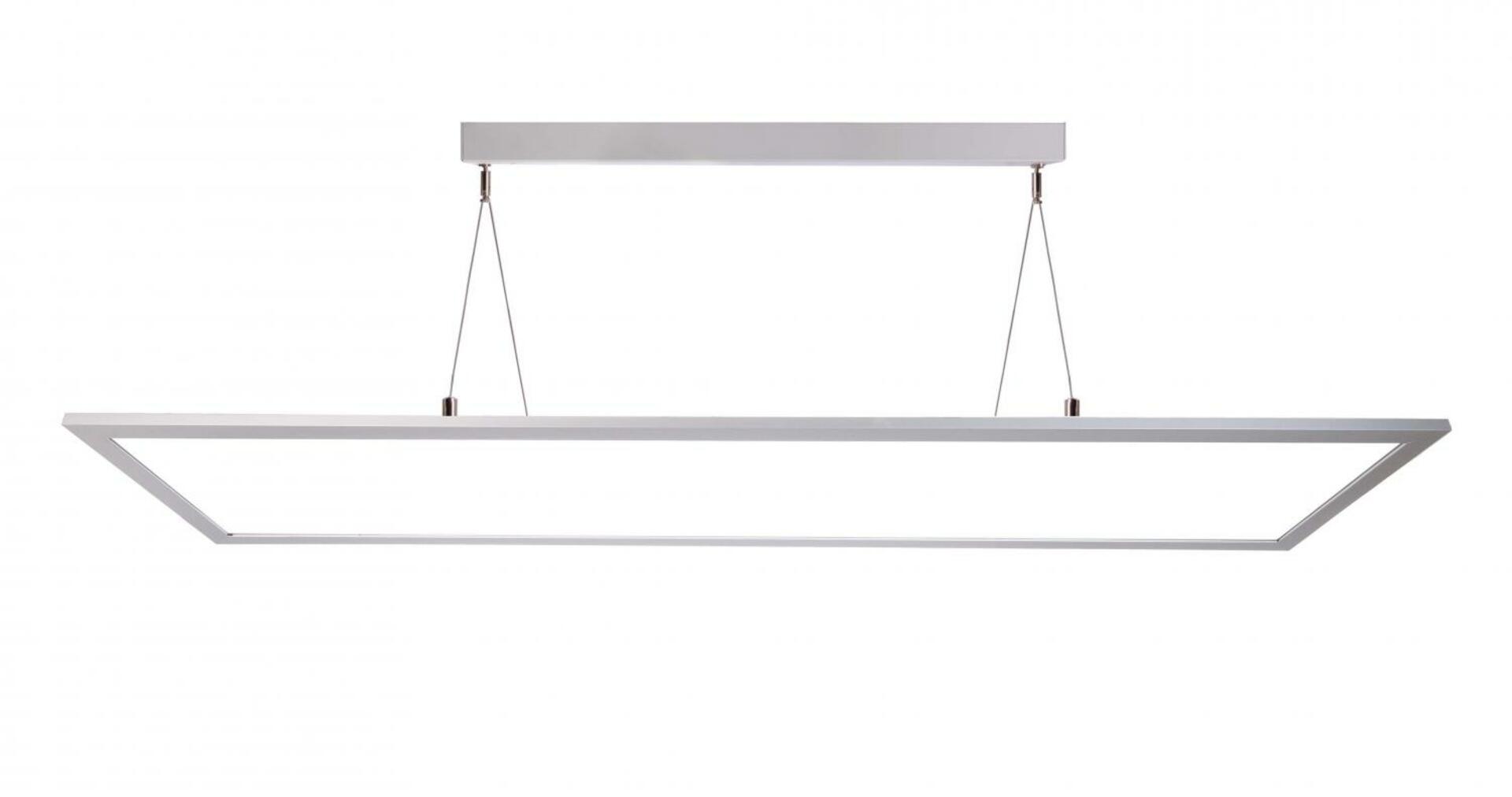 Light Impressions KapegoLED závěsné svítidlo LED Panel čiré 220-240V AC/50-60Hz 51,00 W 4000 K 6000 lm 1195 mm stříbrná 342081