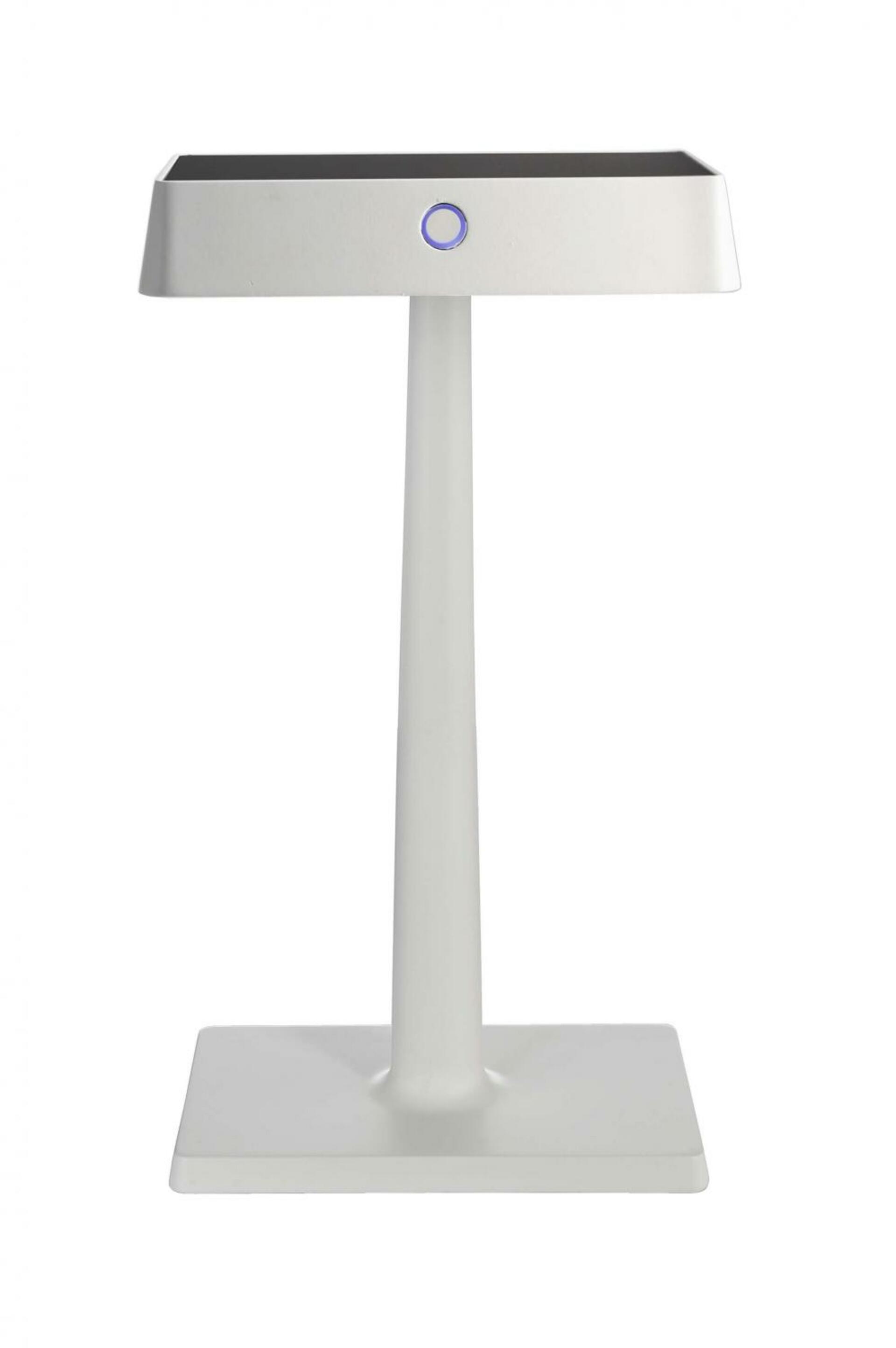 Light Impressions Deko-Light stolní lampa Algieba 3,7V DC 2,20 W 3000 K 212 lm 175 bílá s bezdrátovým nabíjením telefonu 346038