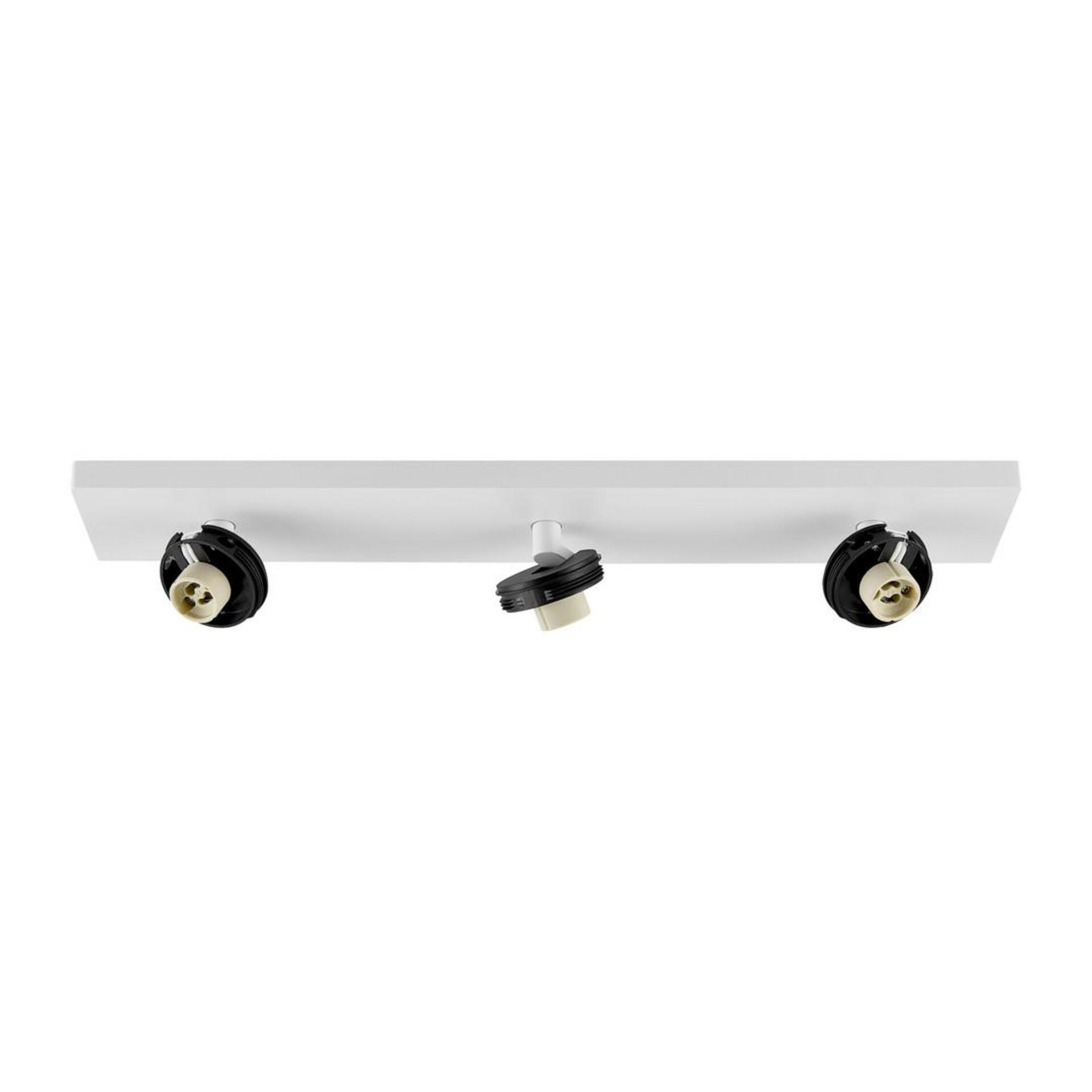 Deko-Light stropní přisazené svítidlo - Can Tilt hranatá základna, 3x 7,5 W GU10, bílá 348268