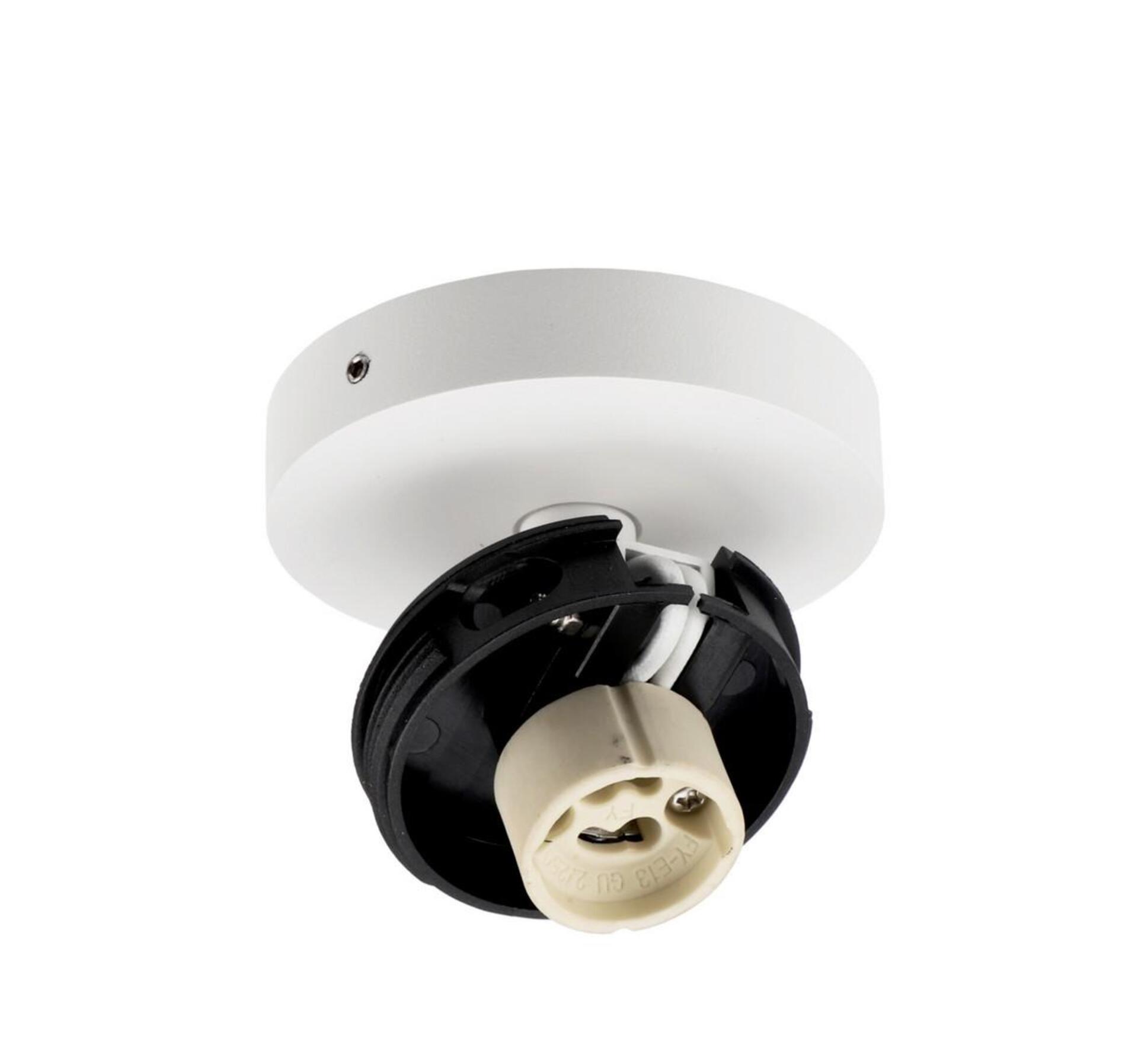 Deko-Light stropní přisazené svítidlo - Can Tilt kulaté základna, 1x 7,5 W GU10, bílá 348270