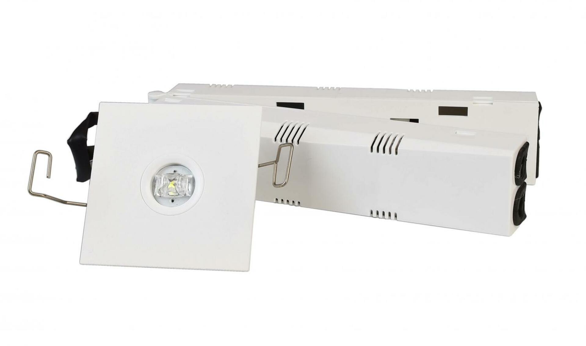Light Impressions Deko-Light stropní vestavné nouzové svítidlo Alnair pro osvětlení povrchu 230V AC/50-60Hz 1,00 W 4500 K bílá 565326