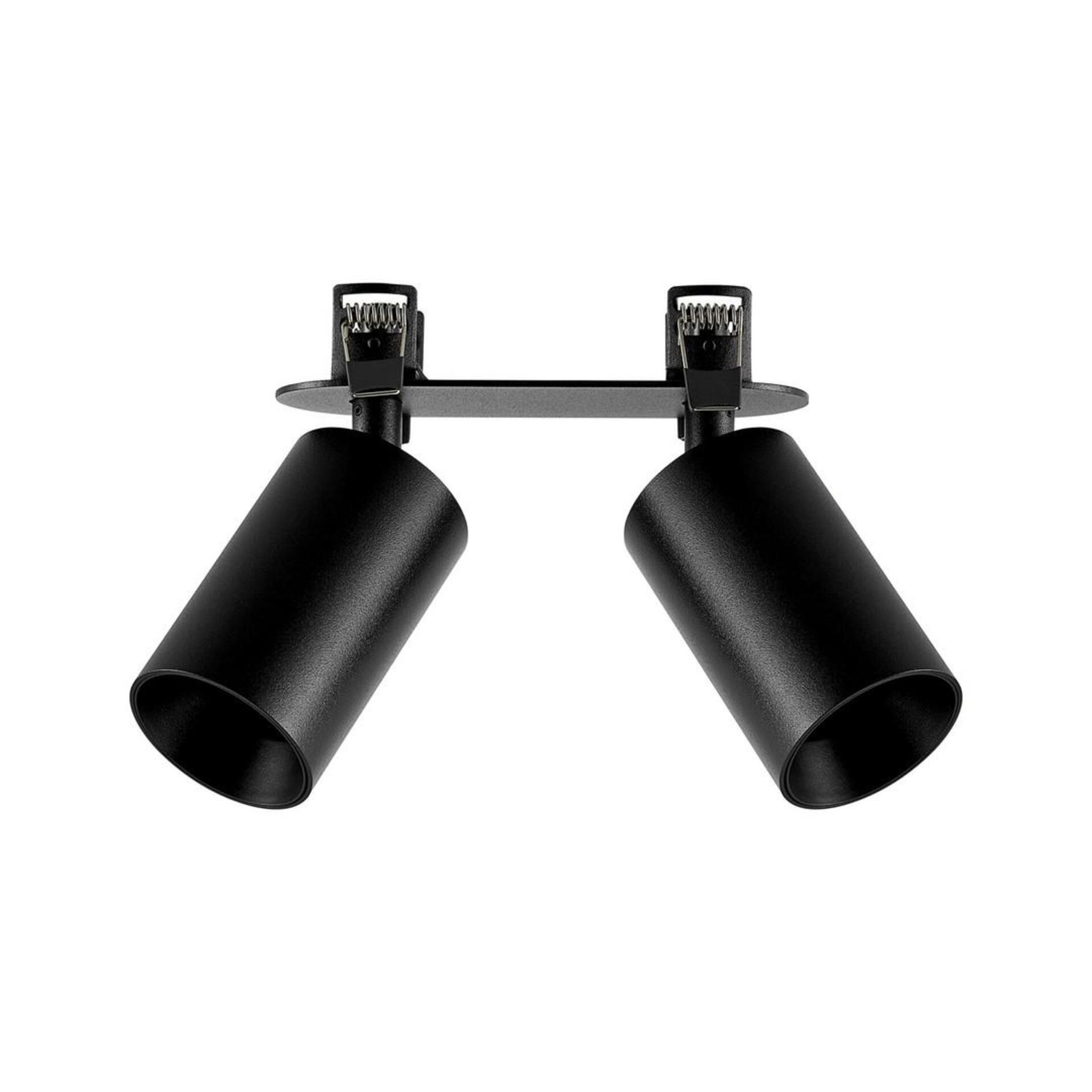 Levně Deko-Light vestavné bodové svítidlo - Can Tilt kulaté, 2x 7,5 W GU10, černá 565758