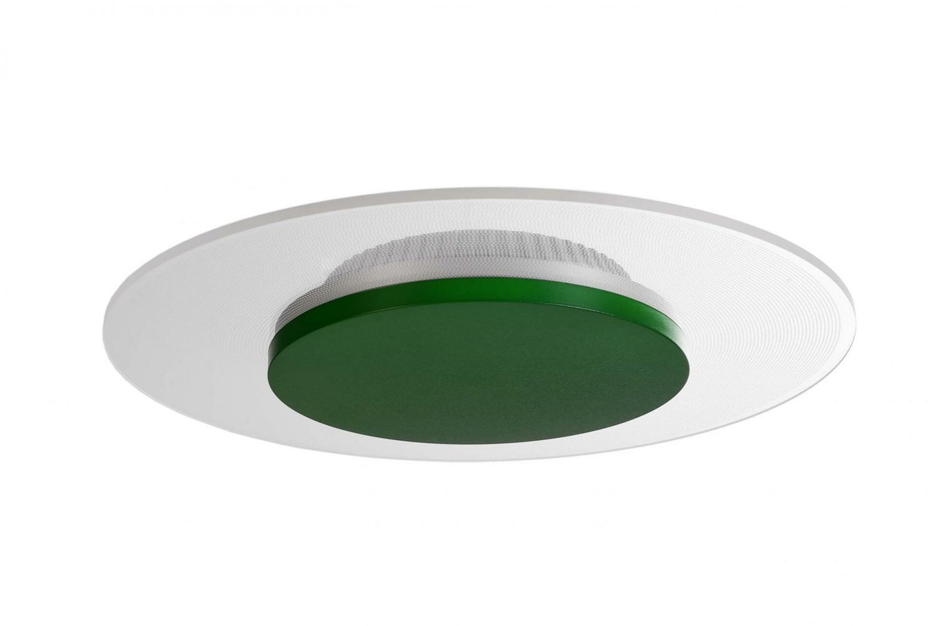 Levně Light Impressions Deko-Light stropní přisazené svítidlo Zaniah 12W, kryt listová zelená 220-240V AC/50-60Hz 12,00 W 3000 K 1512 lm bílá 620035