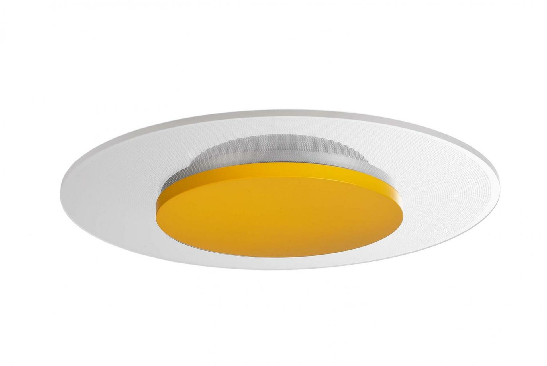 Light Impressions Deko-Light stropní přisazené svítidlo Zaniah 12W, kryt šafranová žlutá 220-240V AC/50-60Hz 12,00 W 3000 K 1512 lm bílá 620037
