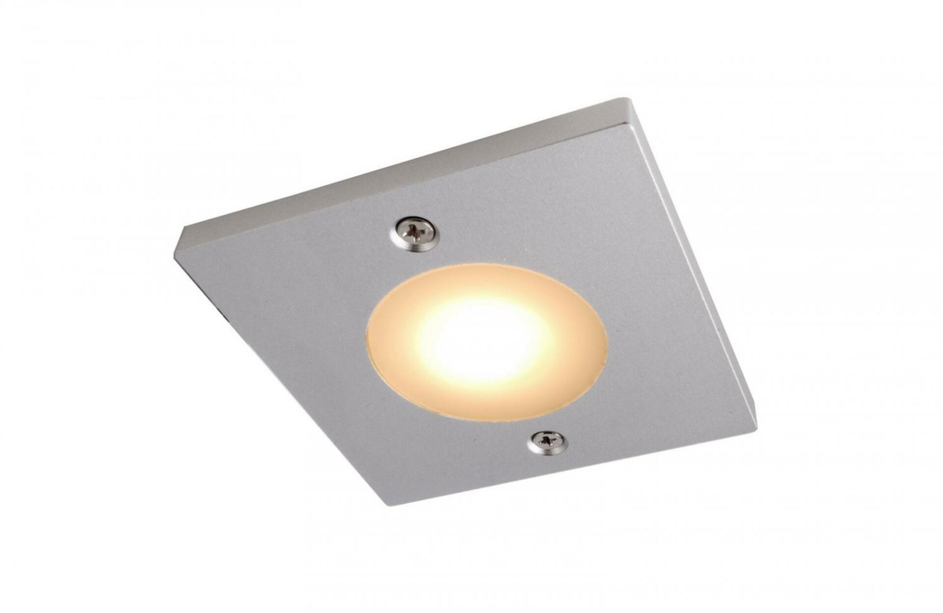 Levně Light Impressions KapegoLED nábytkové přisazené svítidlo Fine I 12V DC 3,00 W 2700 K 210 lm 60 mm stříbrná mat 687034