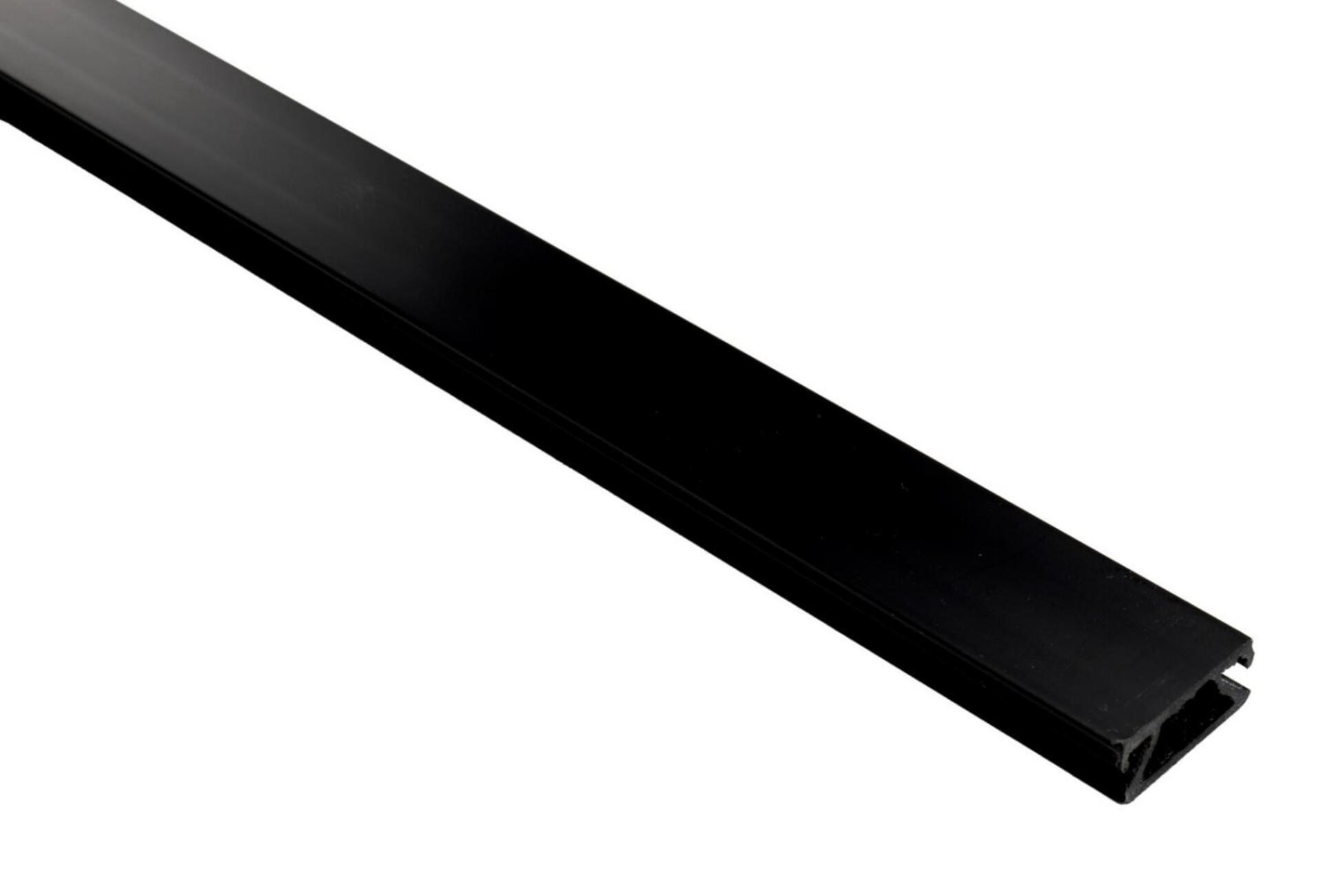 Levně Deko-Light 1-fázový kolejnicový systém - D-One krycí panel přisazená kolejnice, 1m, černá 720039