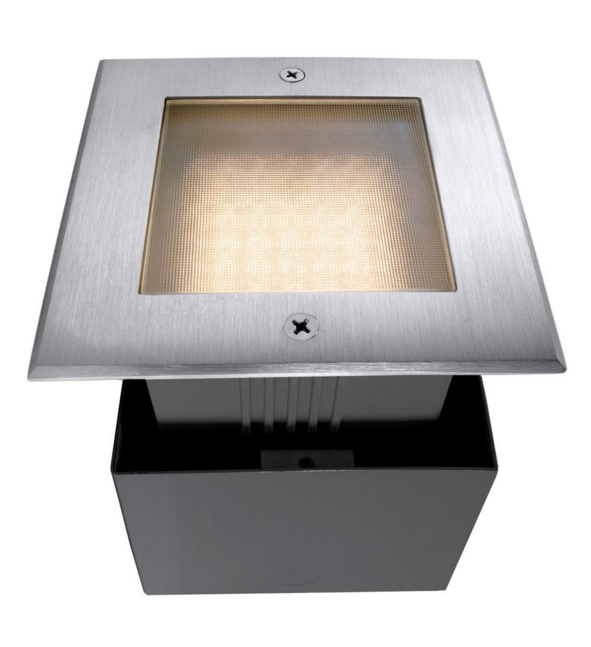 Levně Light Impressions Deko-Light zemní svítidlo Square II WW 220-240V AC/50-60Hz 3,20 W 3000 K 160 lm 125 mm stříbrná 730248