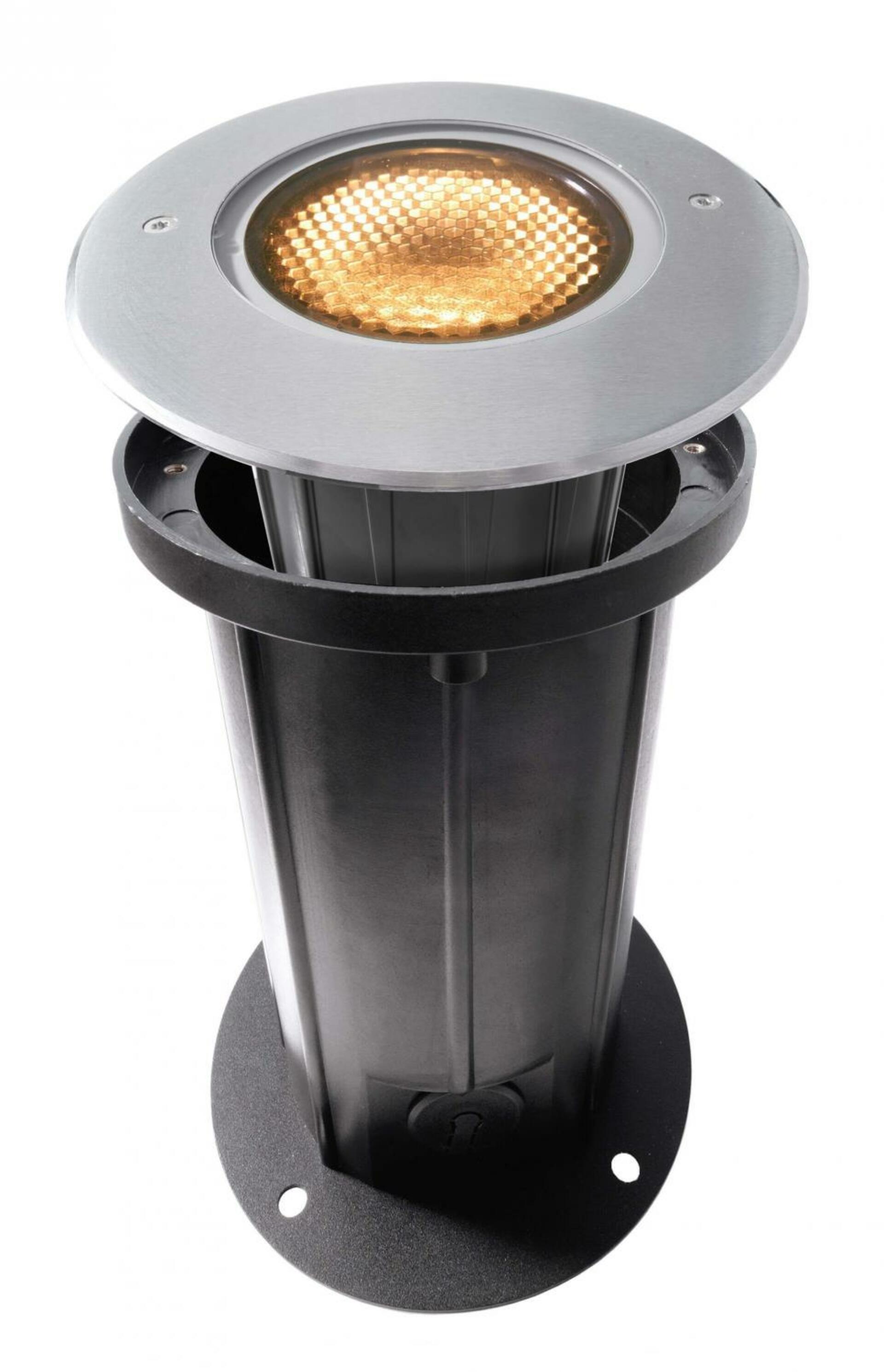 Levně Light Impressions Deko-Light zemní svítidlo COB 12 světle WW 220-240V AC/50-60Hz 14,50 W 3000 K 900 lm 128 mm stříbrná 730420