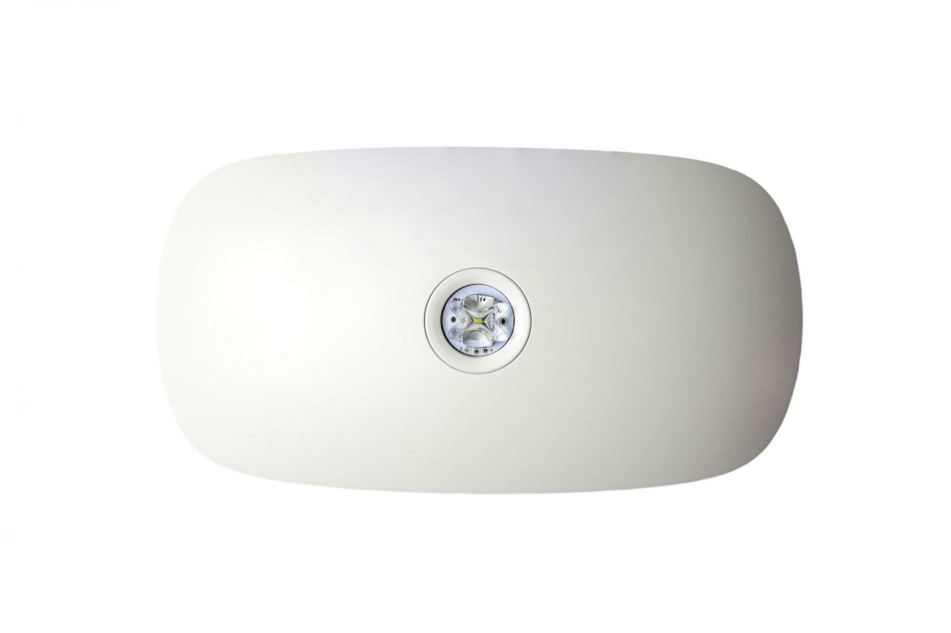 Light Impressions Deko-Light nástěnné přisazené nouzové svítidlo Almach pro osvětlení chodeb 230V AC/50-60Hz 1,00 W 4500 K 191,56 bílá 731142