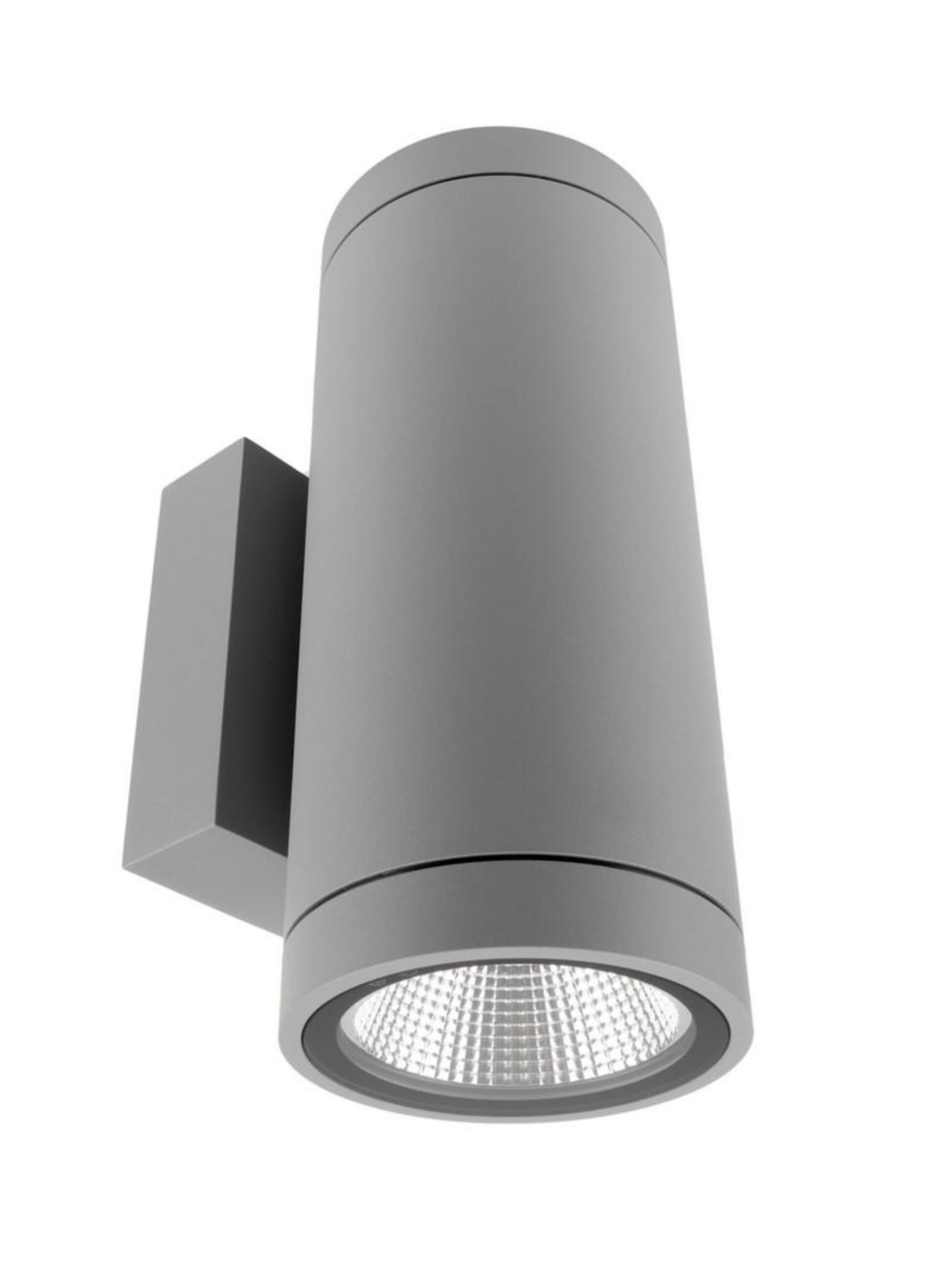 Levně Deko-Light nástěnné přisazené svítidlo - ShoreLine Pro kulaté Up+Down, 20 W, DIM, 3000/4000 K, světlešedá 731193