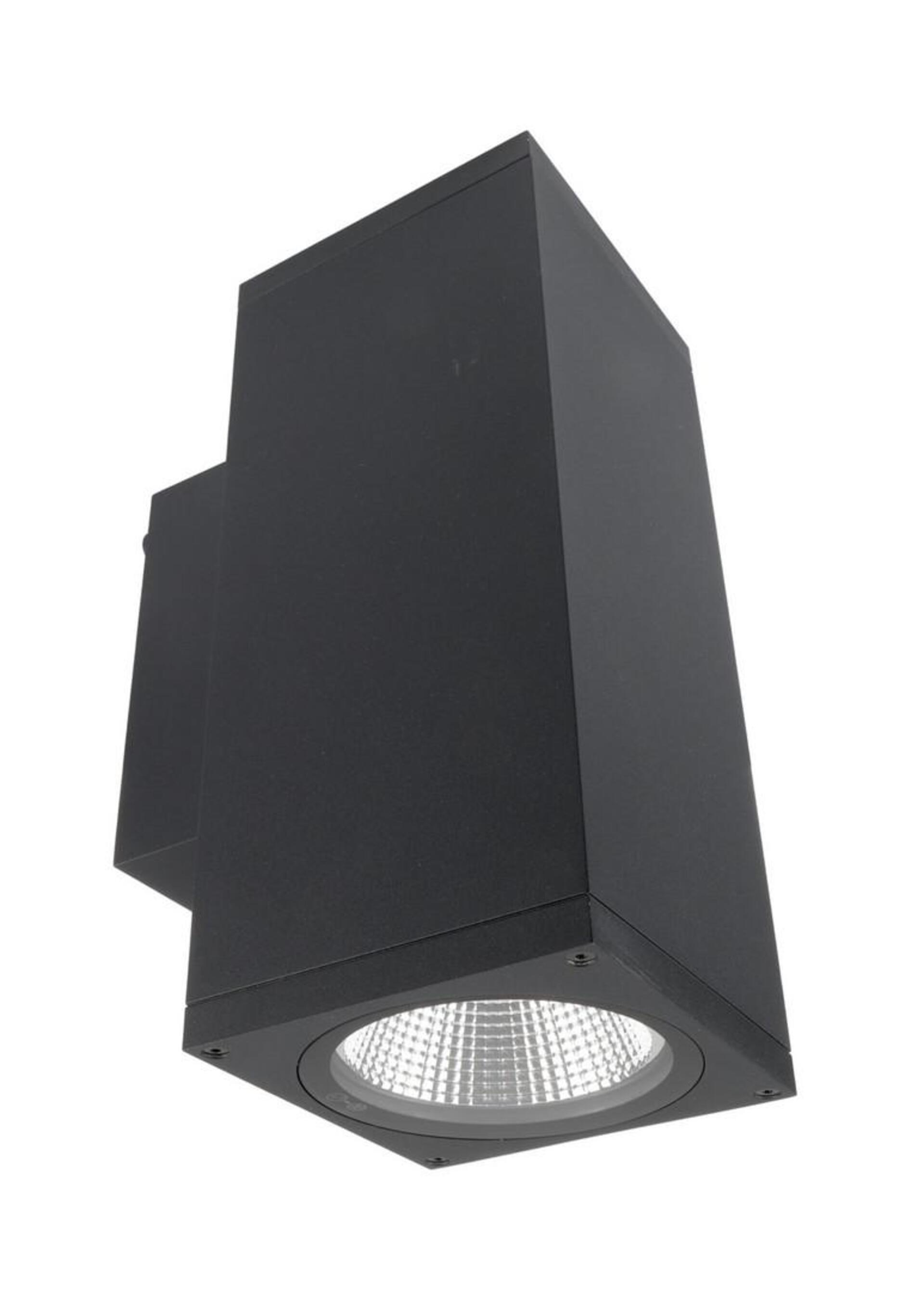 Levně Deko-Light nástěnné přisazené svítidlo - ShoreLine Pro hranaté Up+Down, 21 W, DIM, 3000/4000 K, tmavěšedá 731200