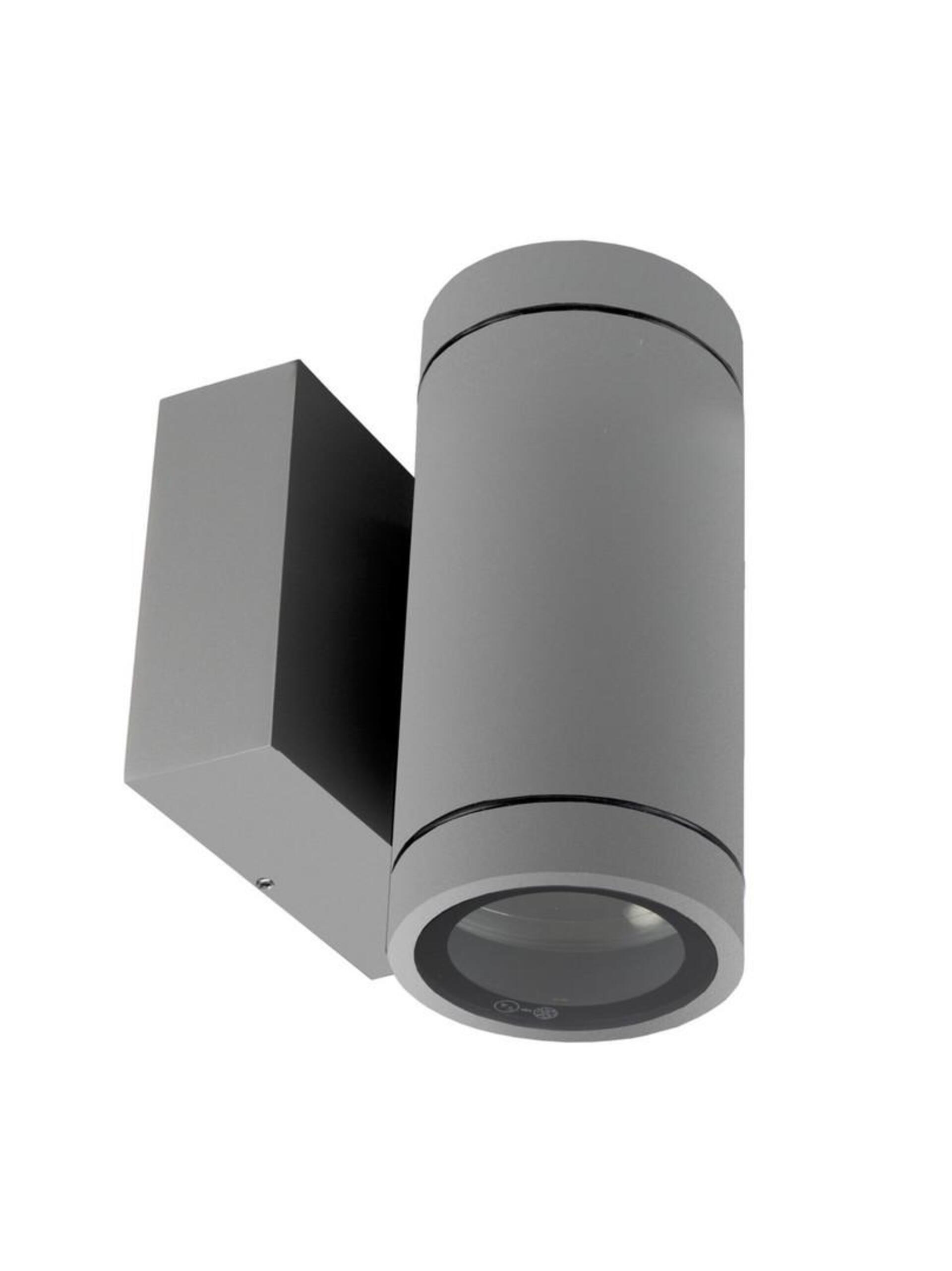 Levně Deko-Light nástěnné přisazené svítidlo - ShoreLine Pro kulaté Up+Down, 2x max. 7,5 W GU10, světlešedá 731214